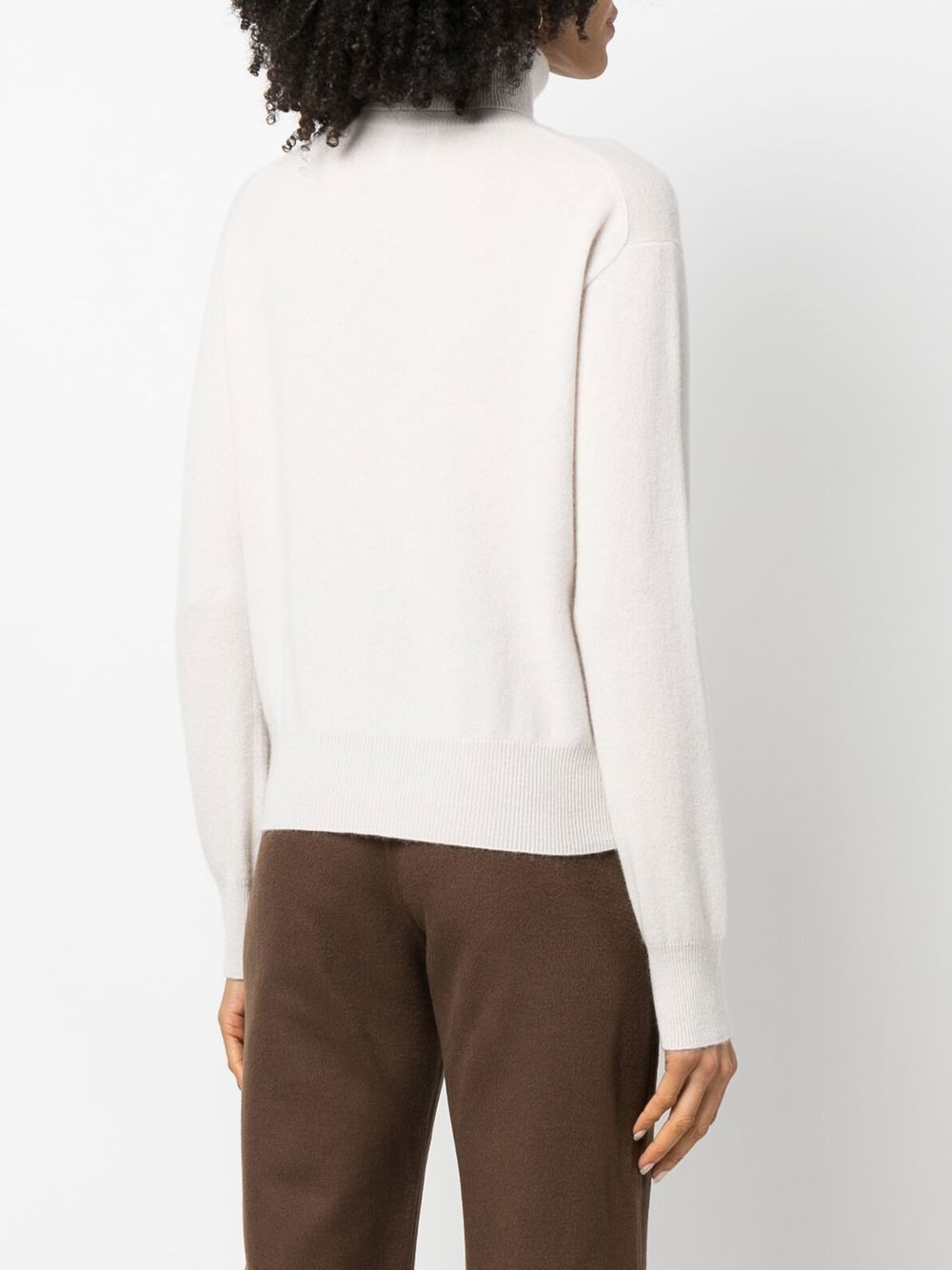 high-neck cashmere jumper - 4