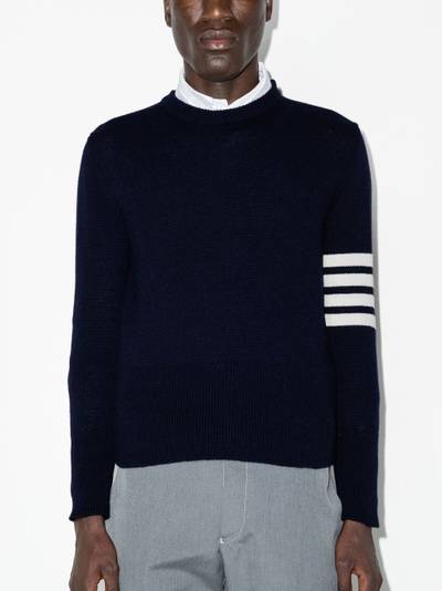 Thom Browne 4-Bar stripe jumper outlook