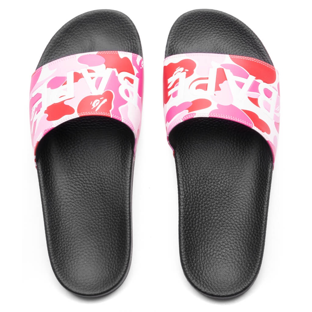 ABC CAMO SLIDE SANDALS  - PINK - 2