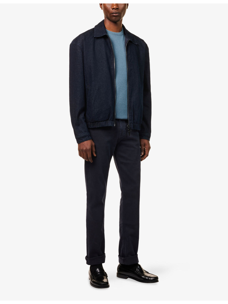 7 For All Mankind Reversible Denim Bomber Jacket outlook