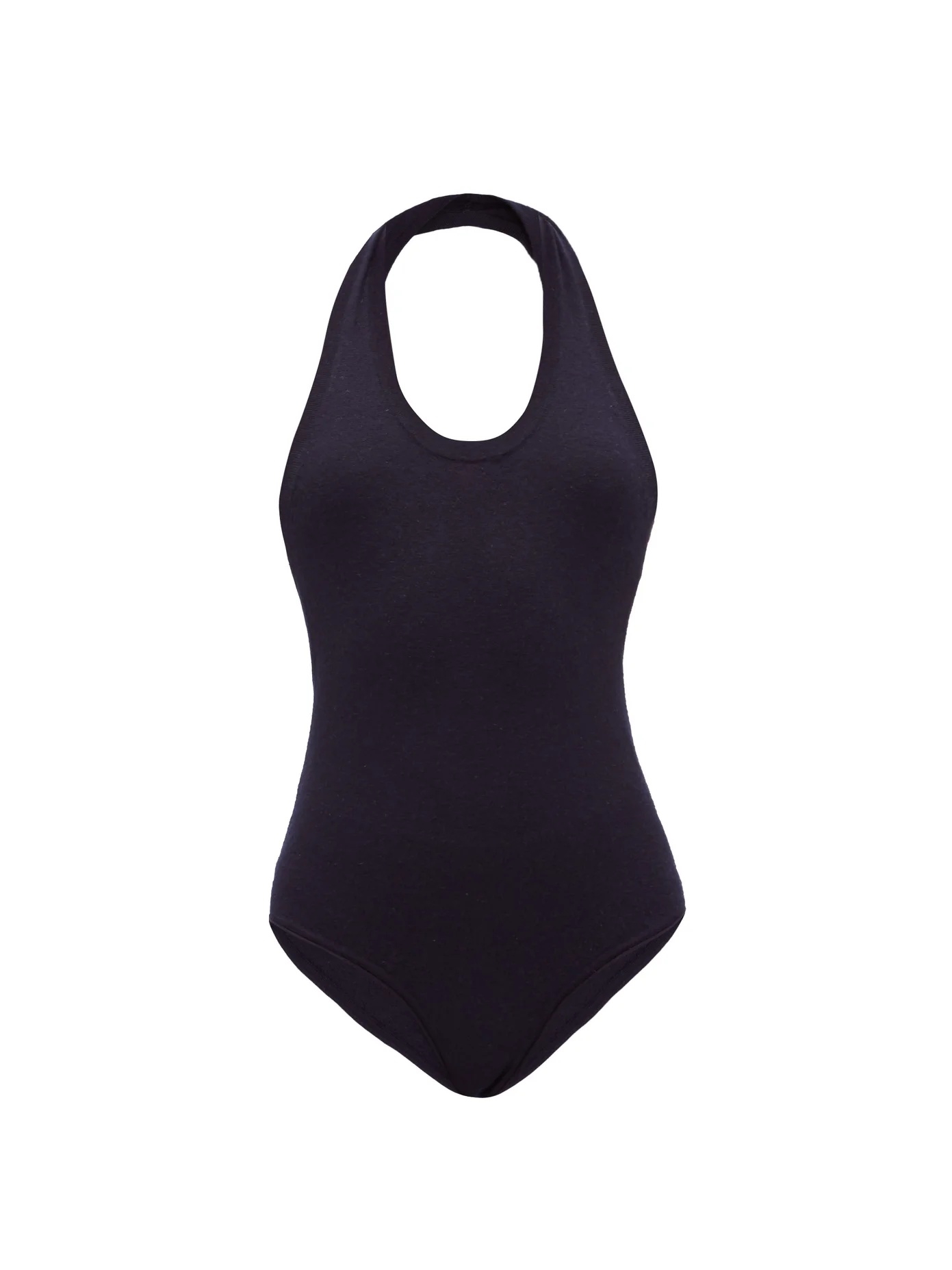 No.137 Swim halterneck stretch-cashmere bodysuit - 1