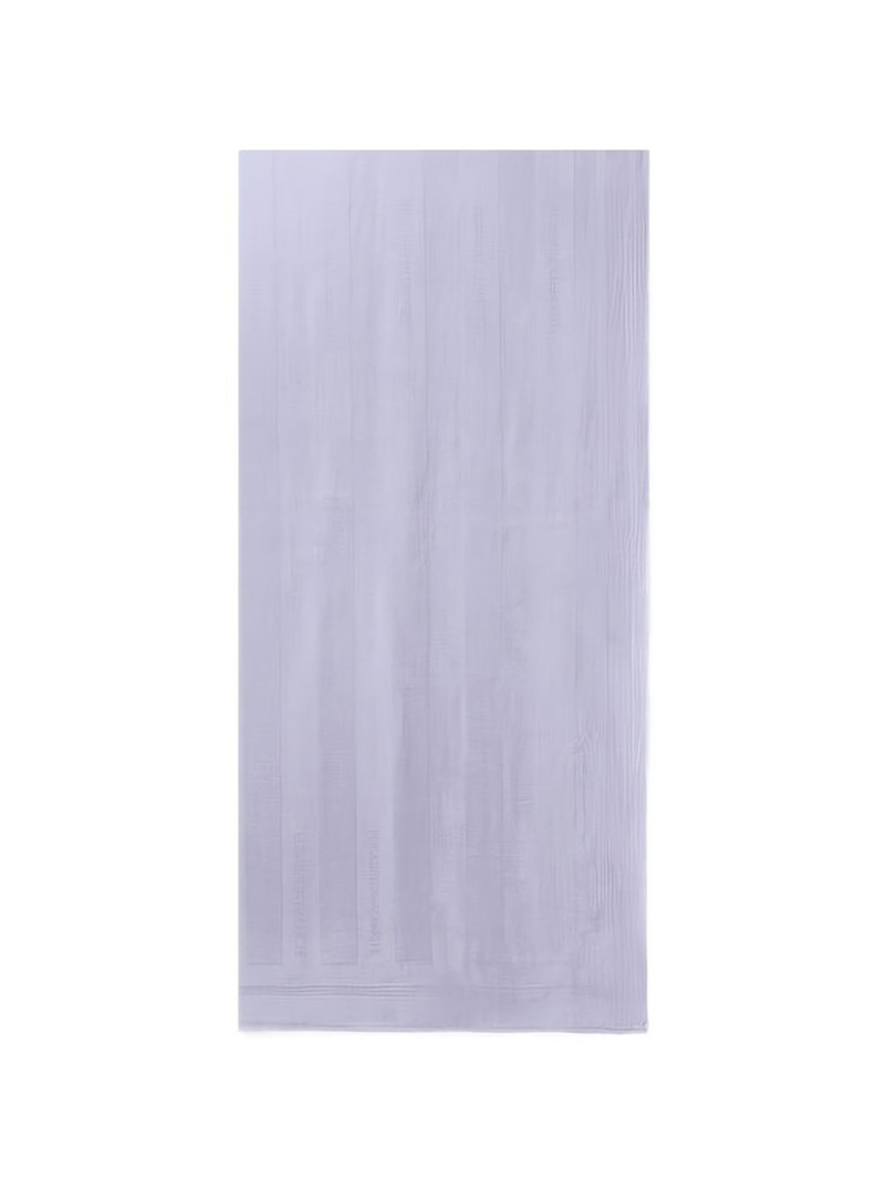 logo-jacquard frayed scarf 1
