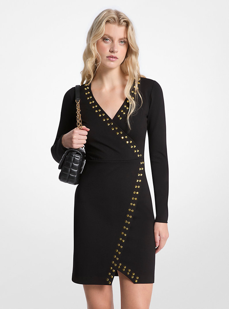 Studded Wrap Dress 1
