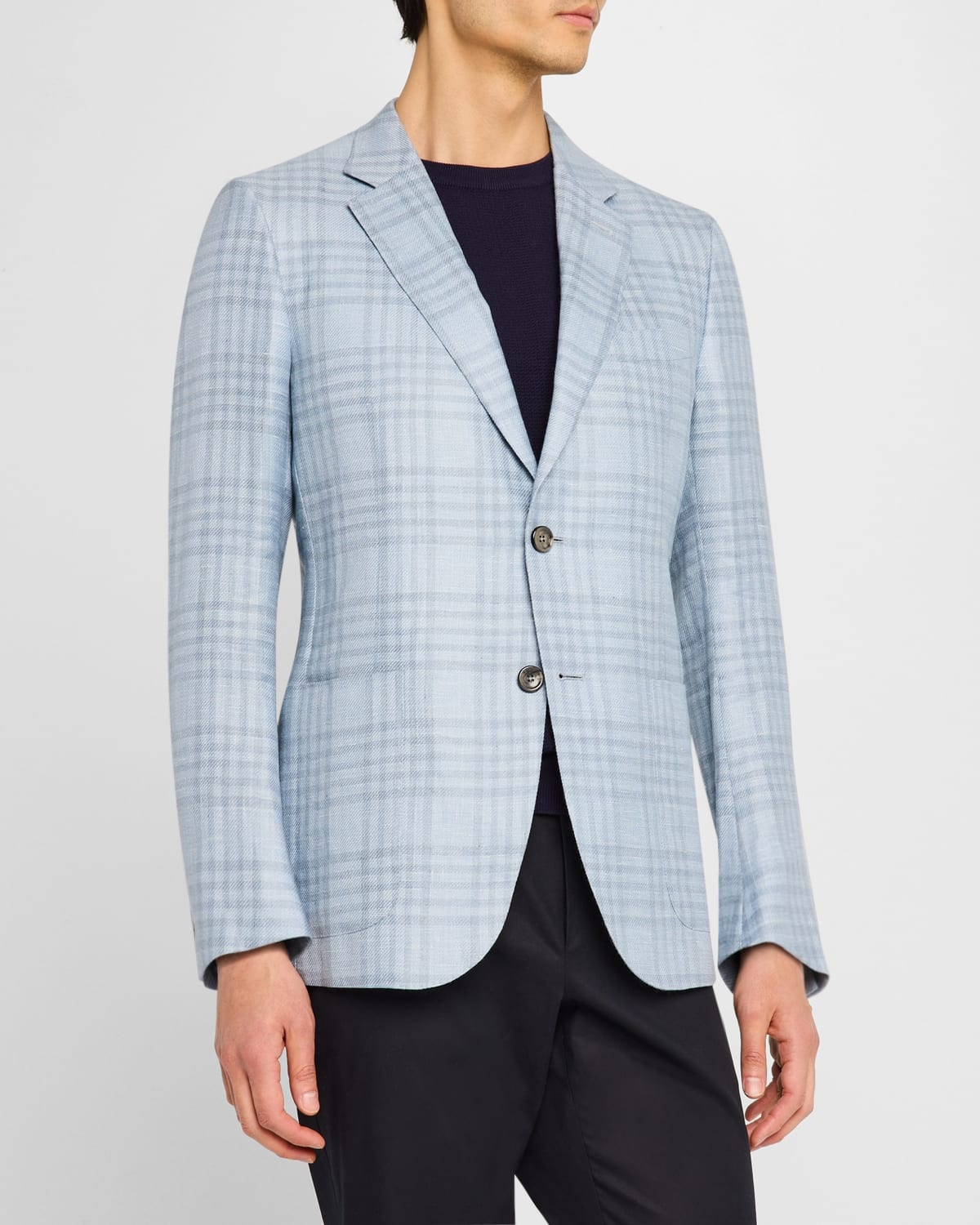 Men's Large Check Sport Coat - 4