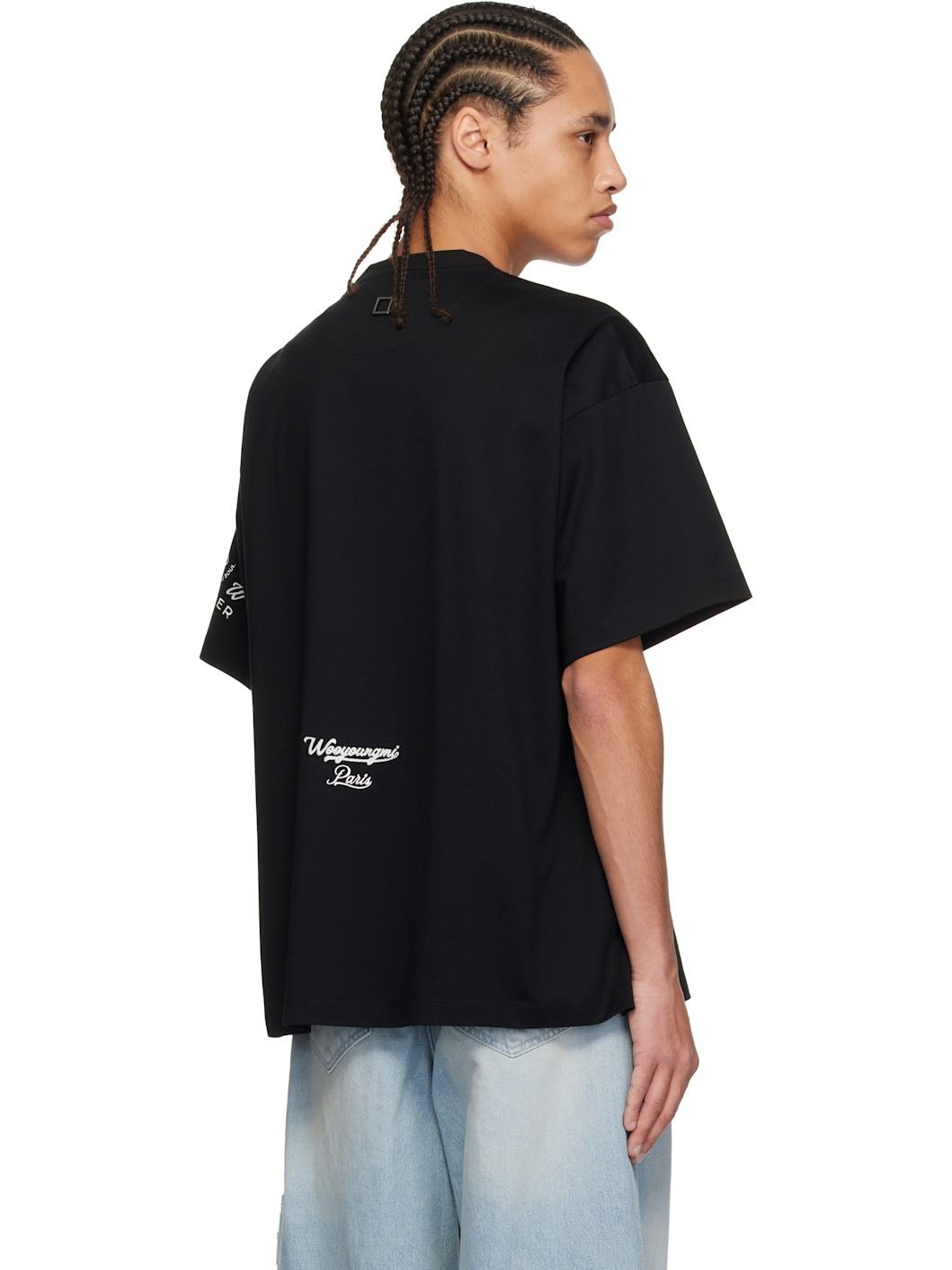 Black Palm Tree Graphic T-shirt - 3