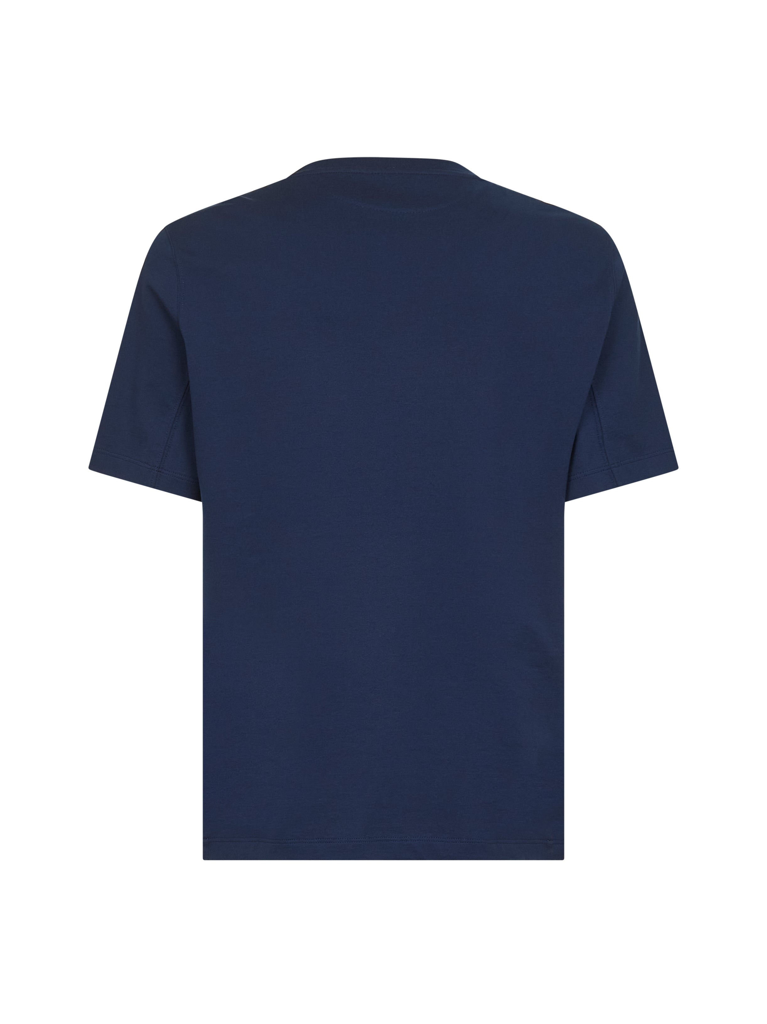 Brunello Cucinelli Men Blue Solomeo Crest T-Shirt - 2