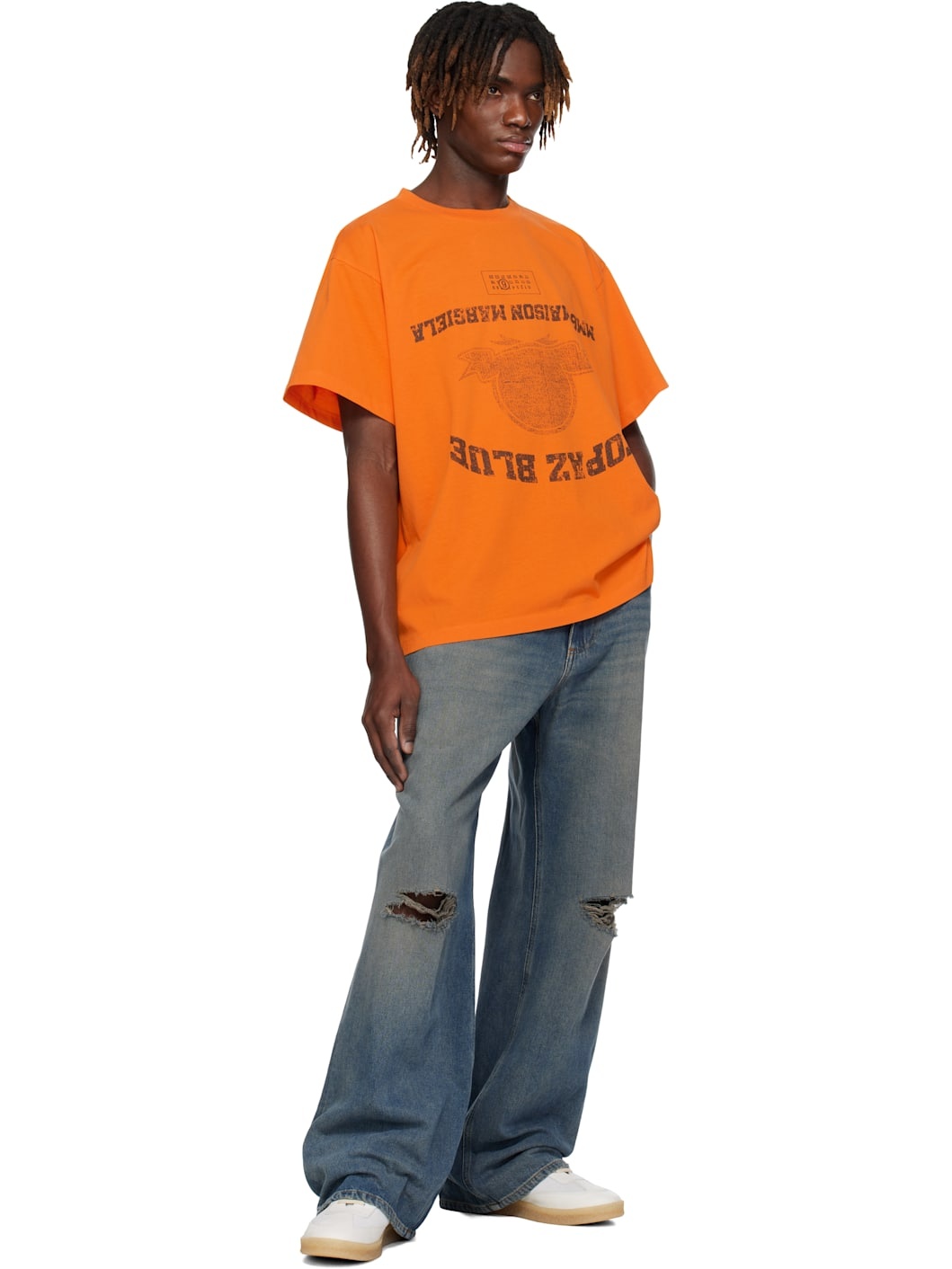 Blue 5 Pockets Jeans - 4