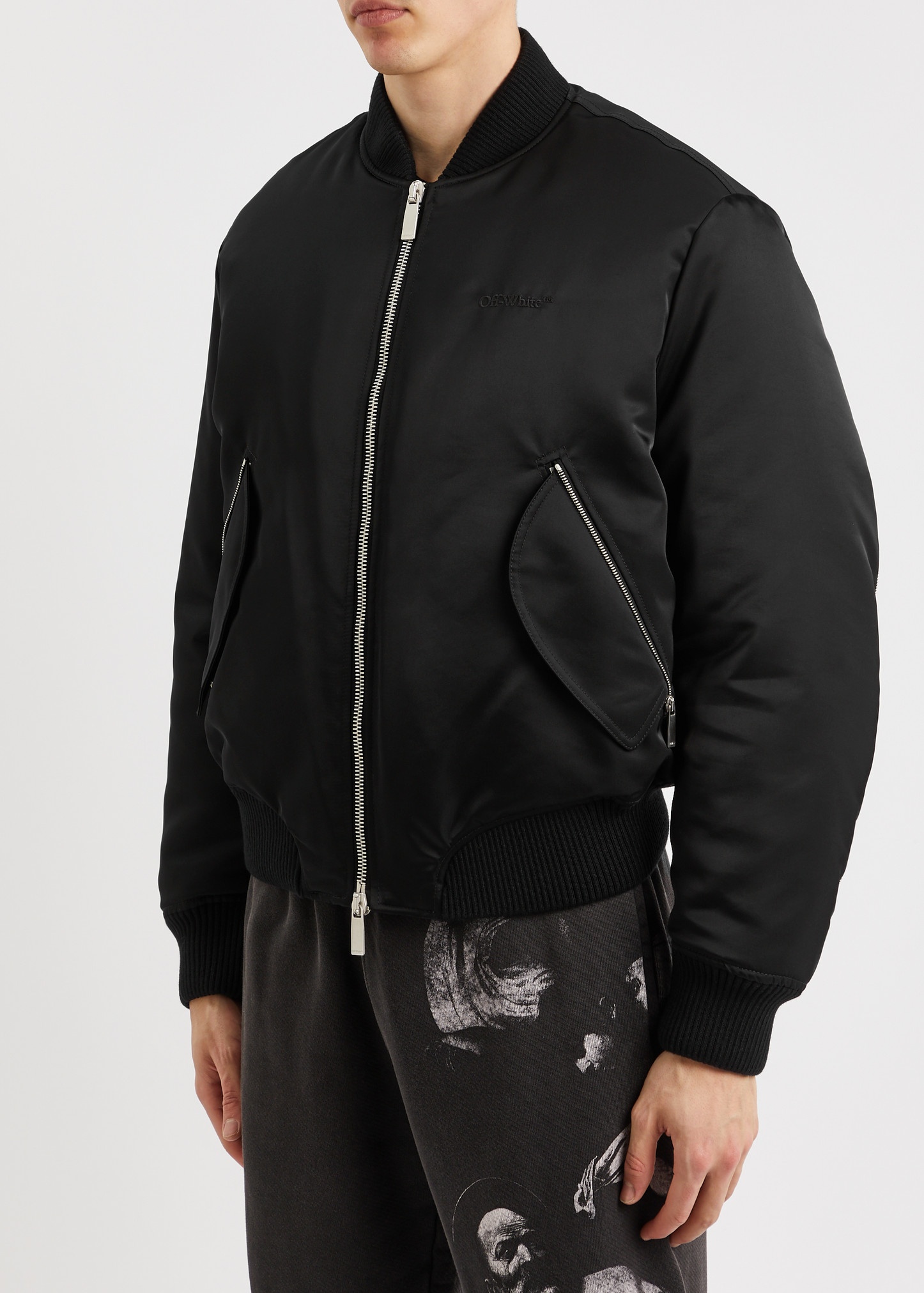 Arrows padded nylon bomber jacket - 2