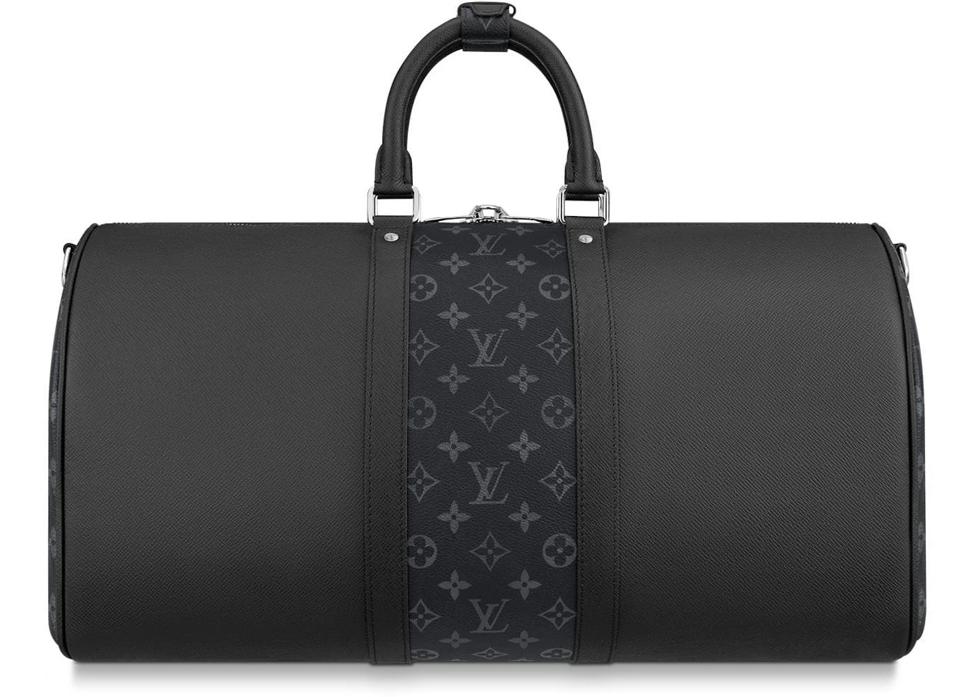 Louis Vuitton Keepall Bandouliere Monogram Eclipse 50 Black - 2