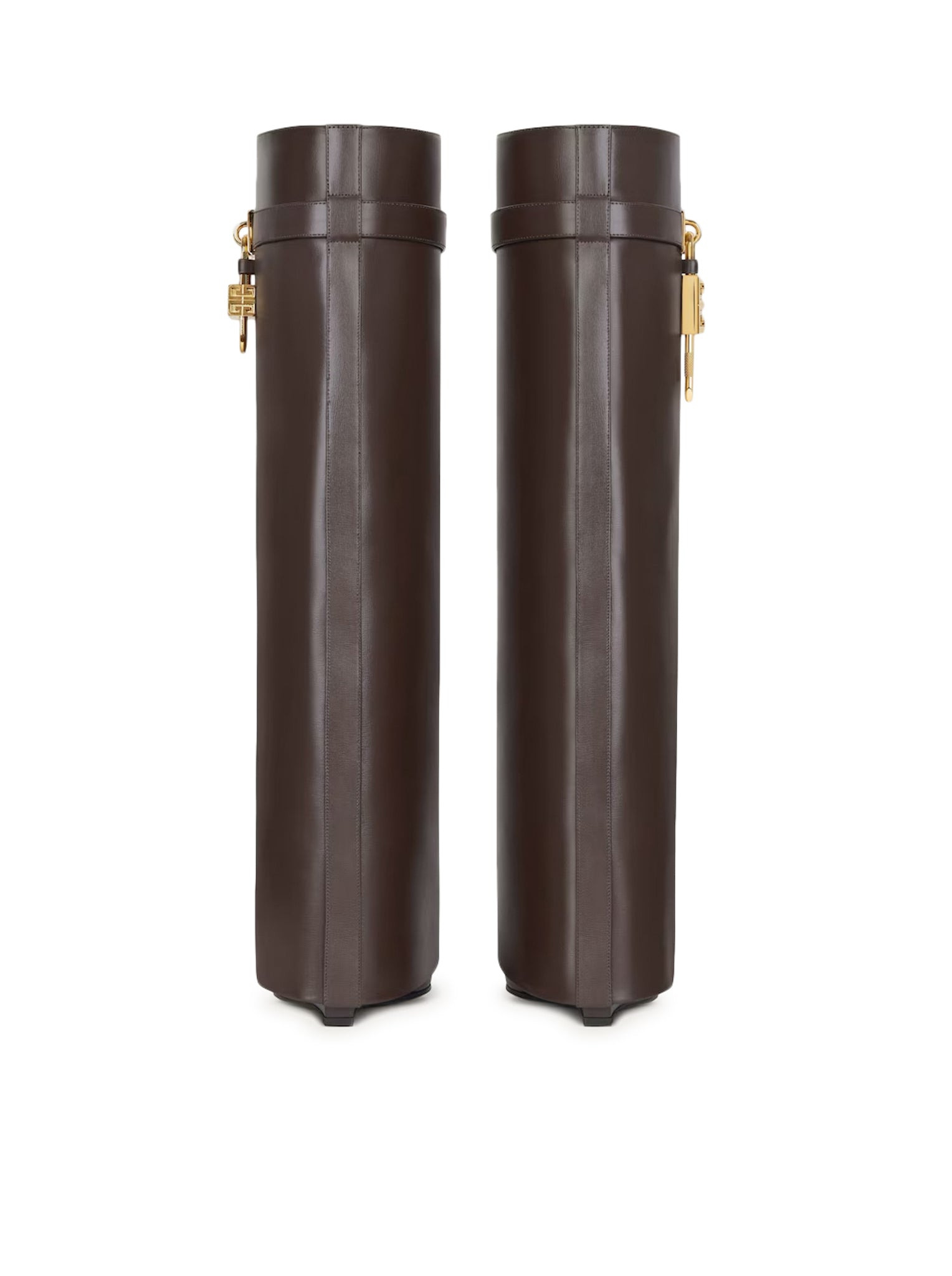 SHARK LOCK LEATHER BOOTS - 3