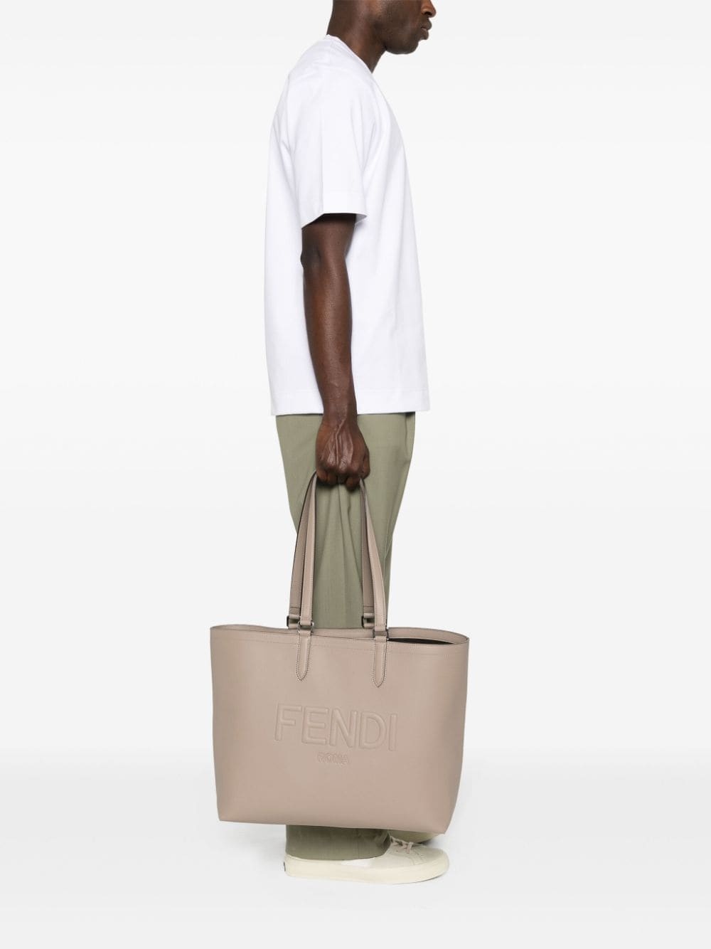 leather tote bag - 2