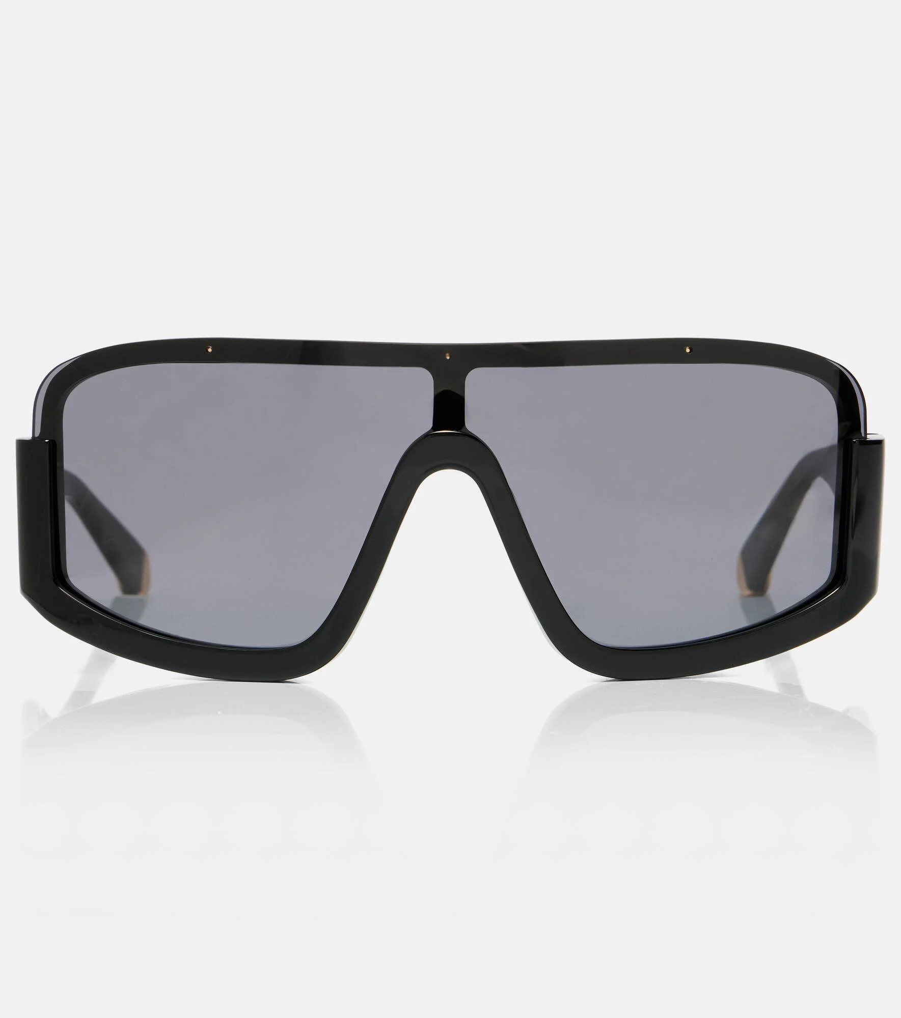 Logo flat-top sunglasses - 1