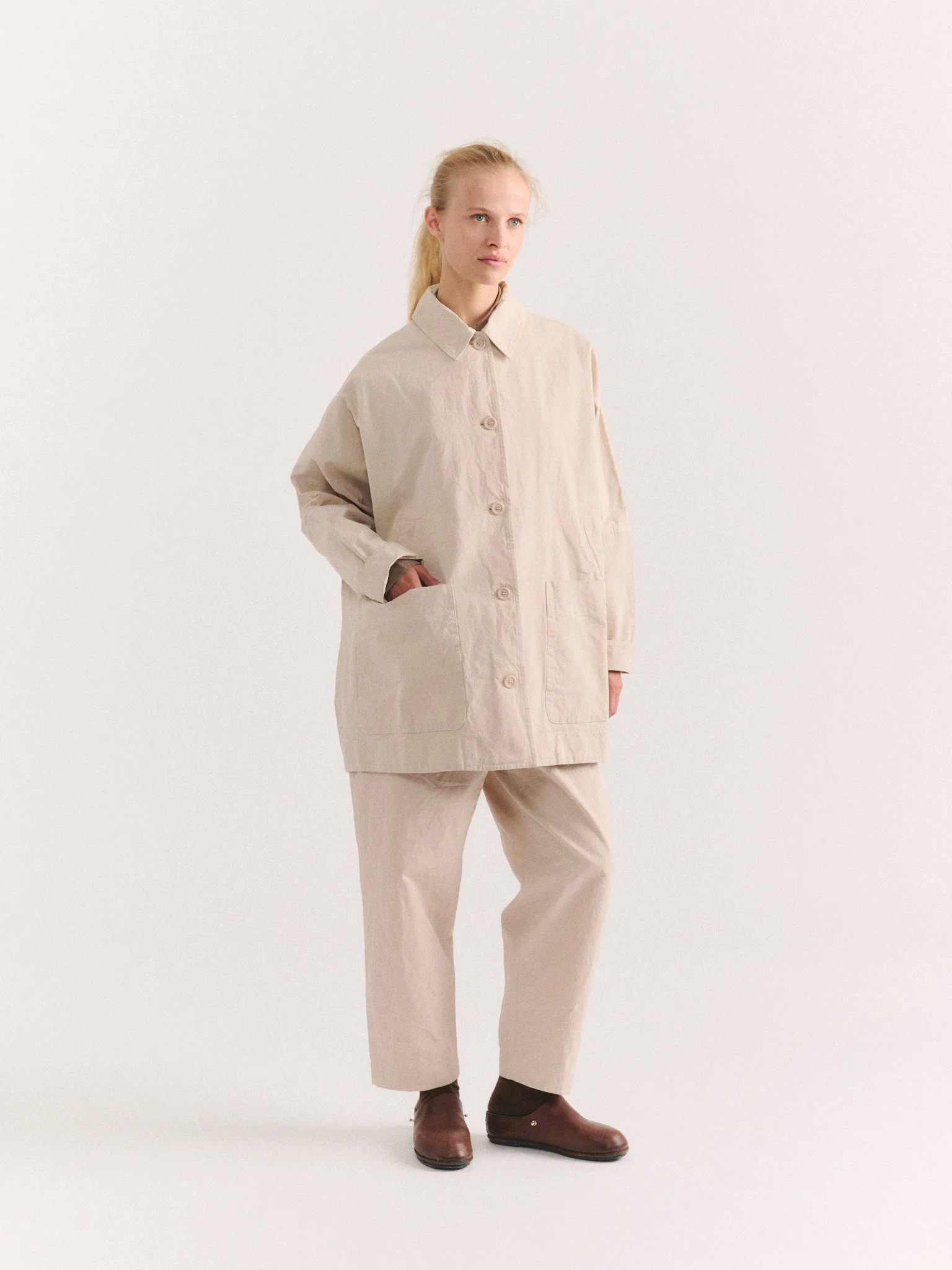 TATIANA JACKET - DOUBLE COT - FOAM - 1