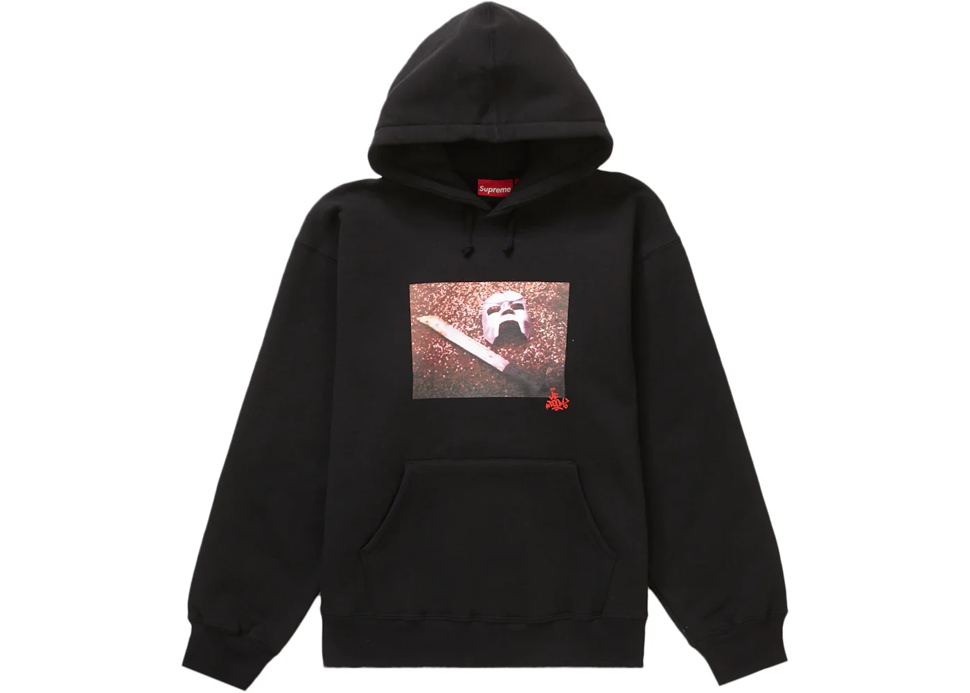 Supreme MF DOOM Hooded Sweatshirt Black - 1