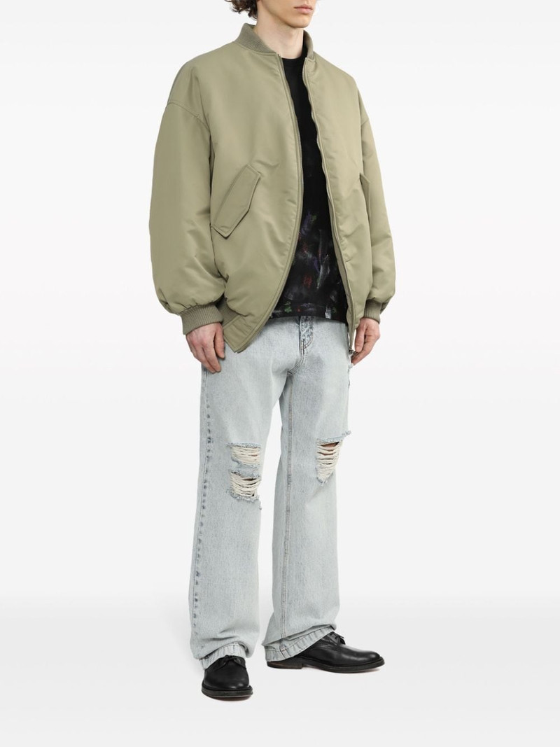 We11done padded zipped bomber jacket outlook