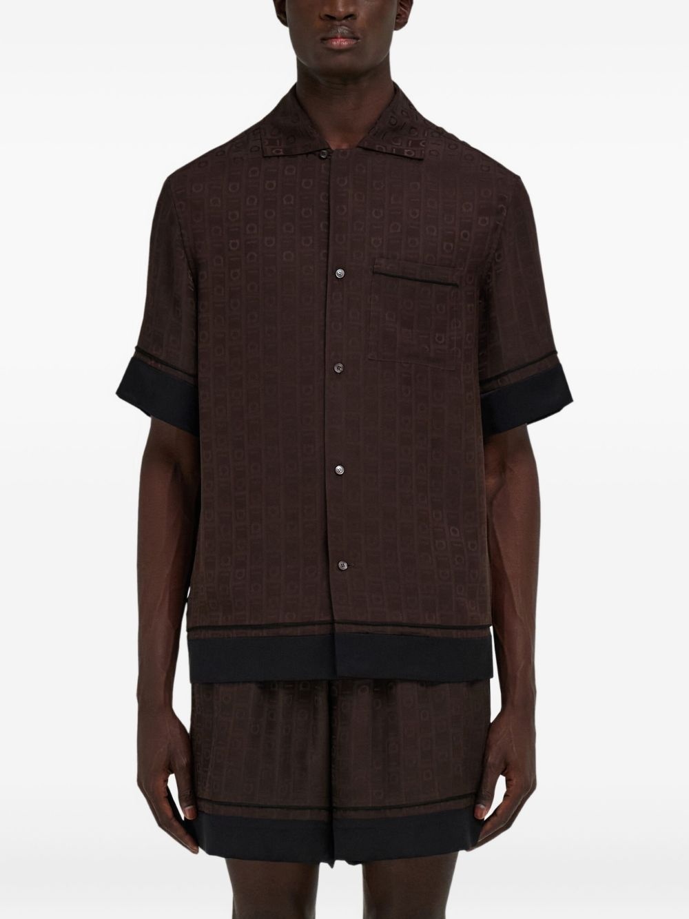 monogram short sleeve shirts - 3