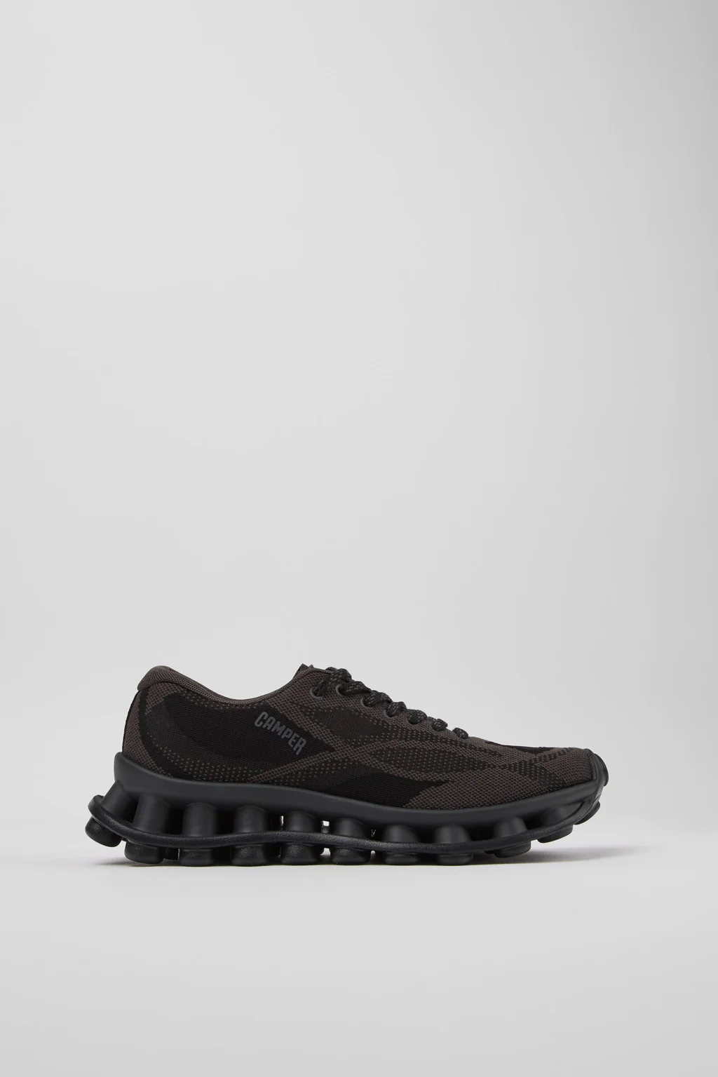Pelotissima Black and Gray Recycled PET and Engineered Materials Sneakers for Women. - 1