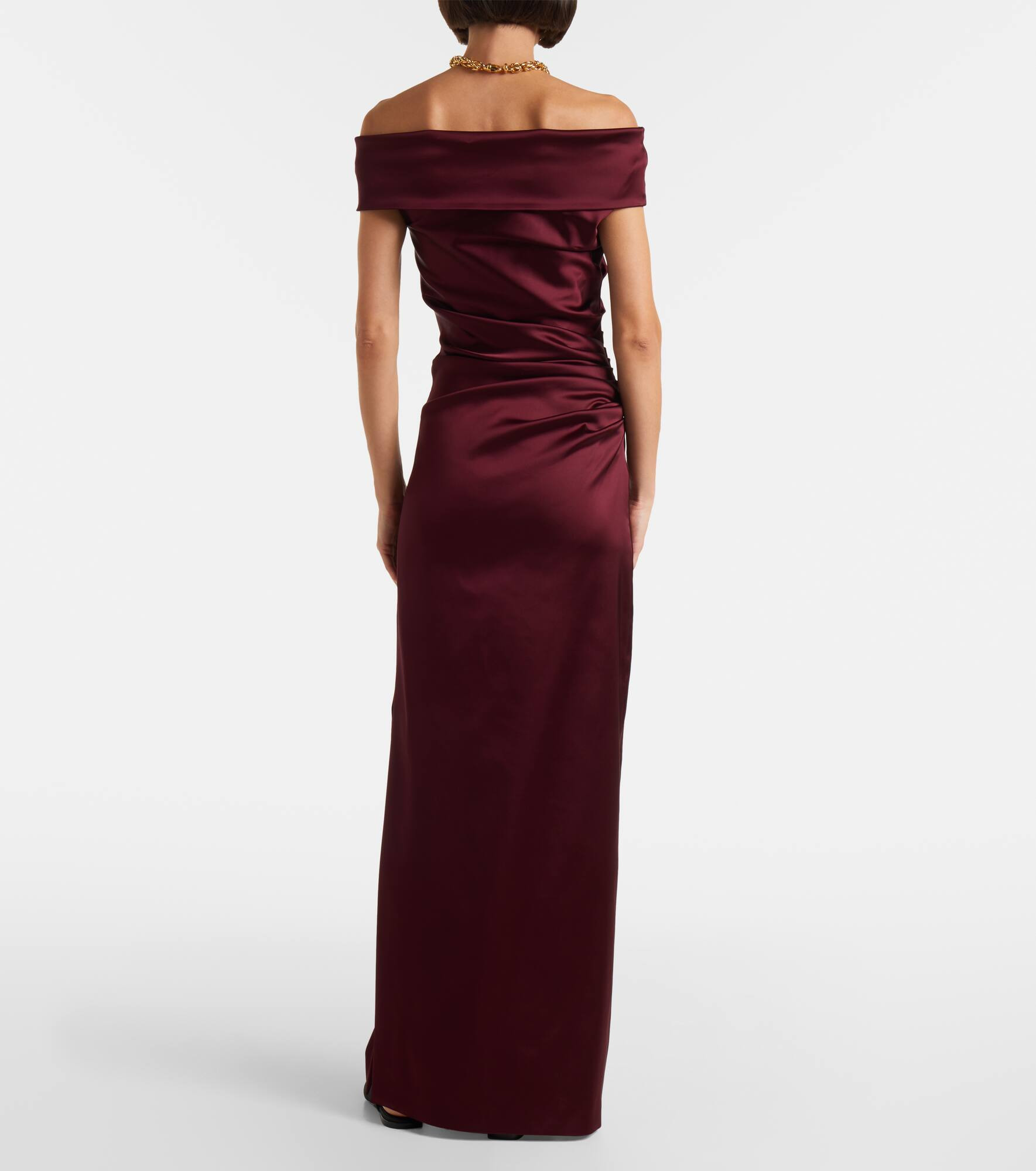 Opaco off-shoulder maxi dress - 3
