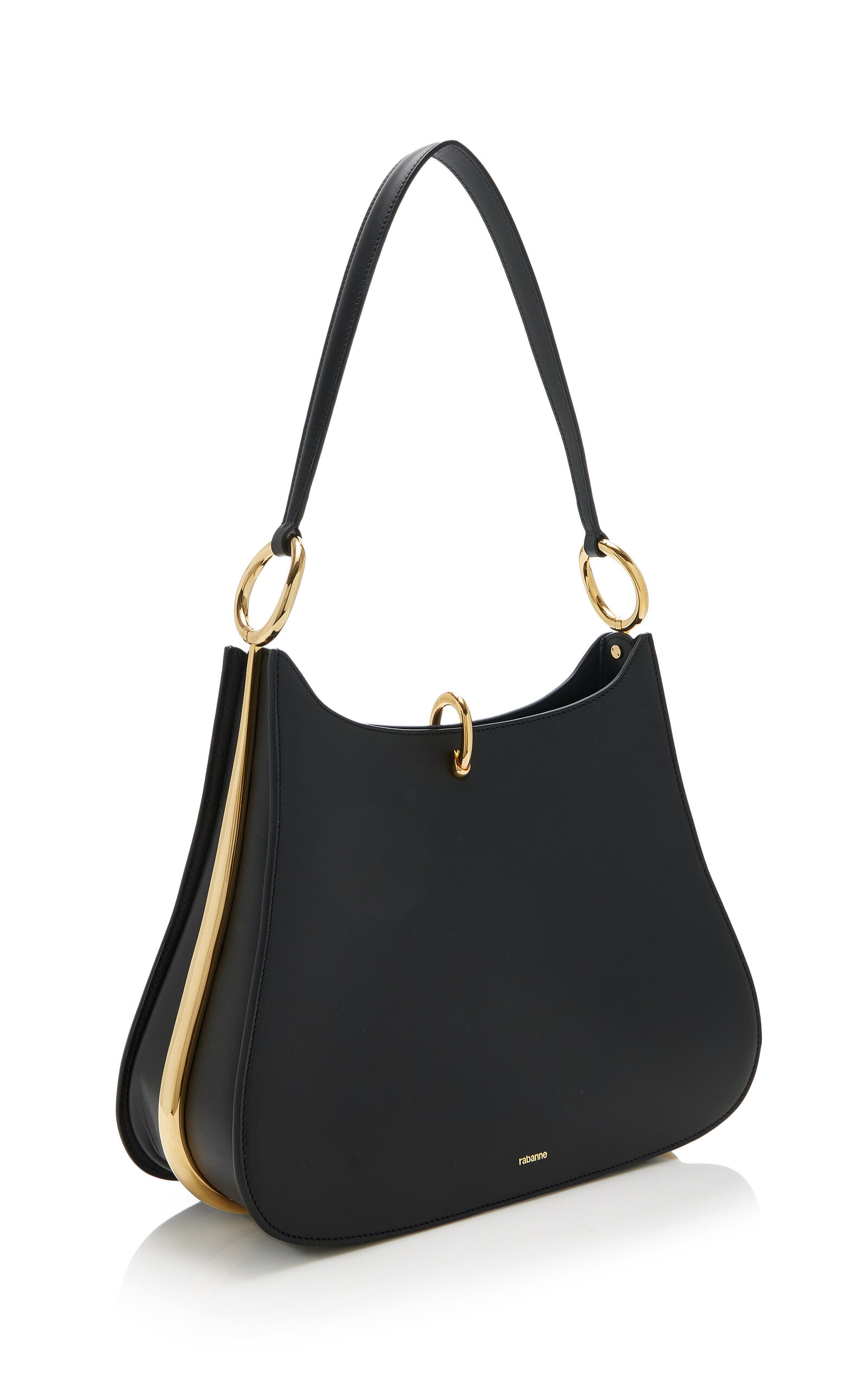 Ring Leather Bag black - 3