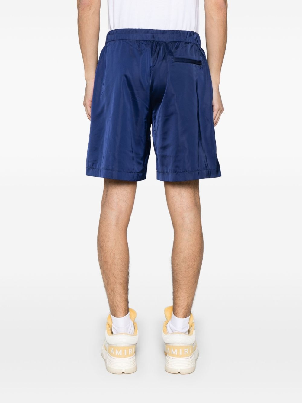 stripe-detail shorts - 4