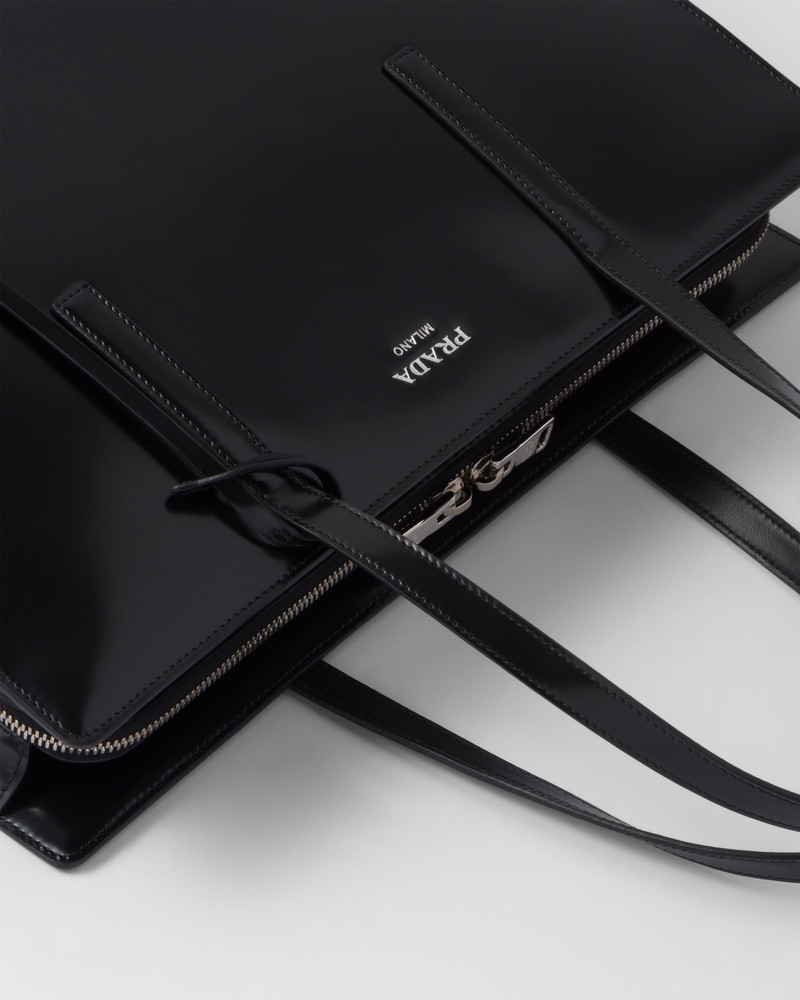 Prada Re-Edition 1995 brushed-leather large handbag 7