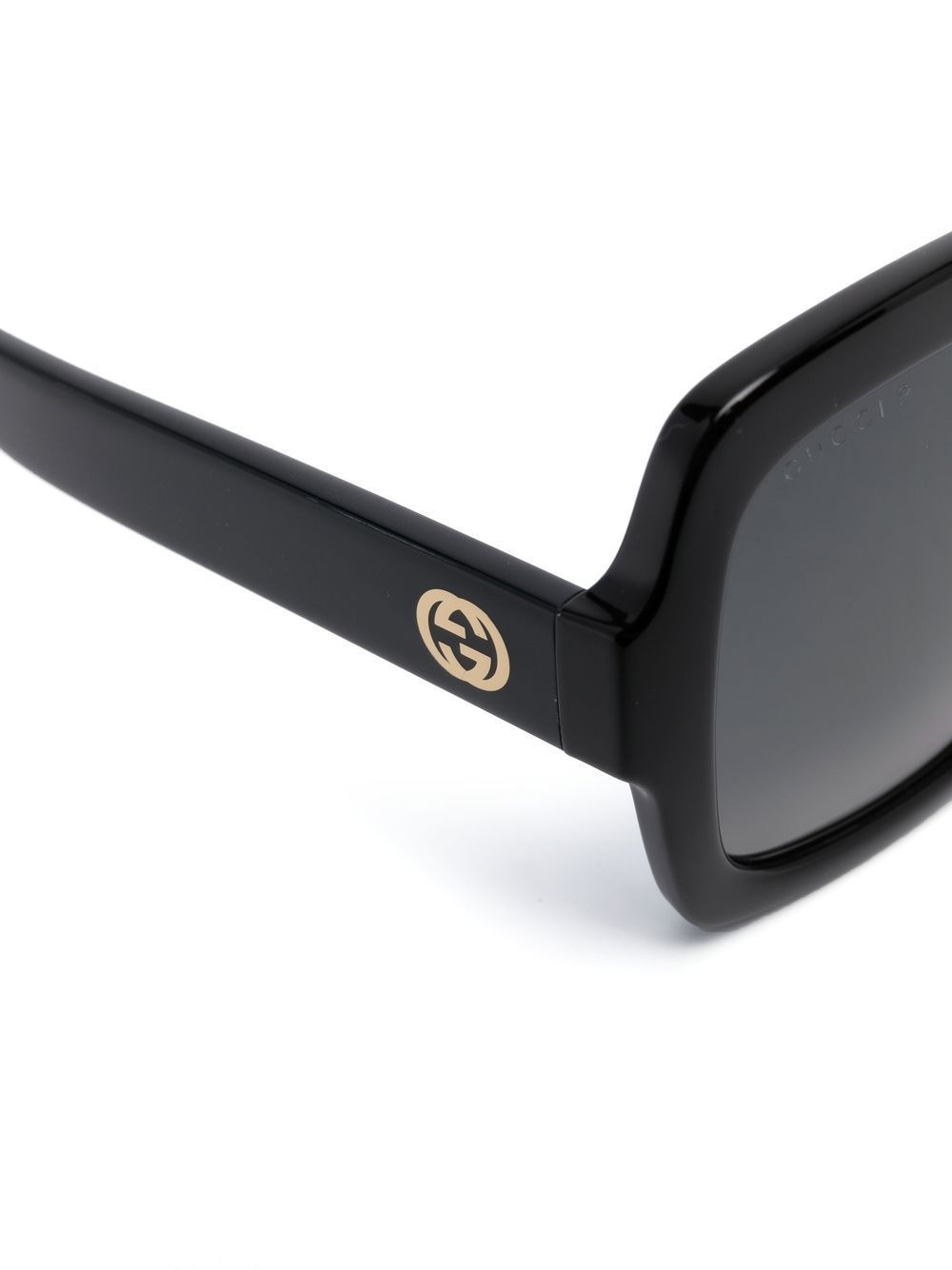 logo-plaque square-frame sunglasses - 3