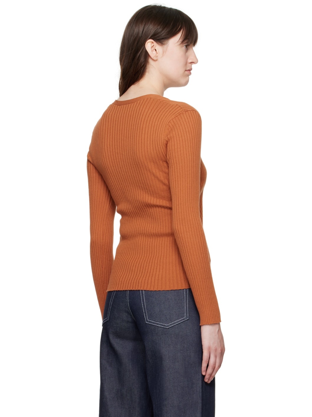 Orange Katie Holmes Edition Camille Sweater - 3