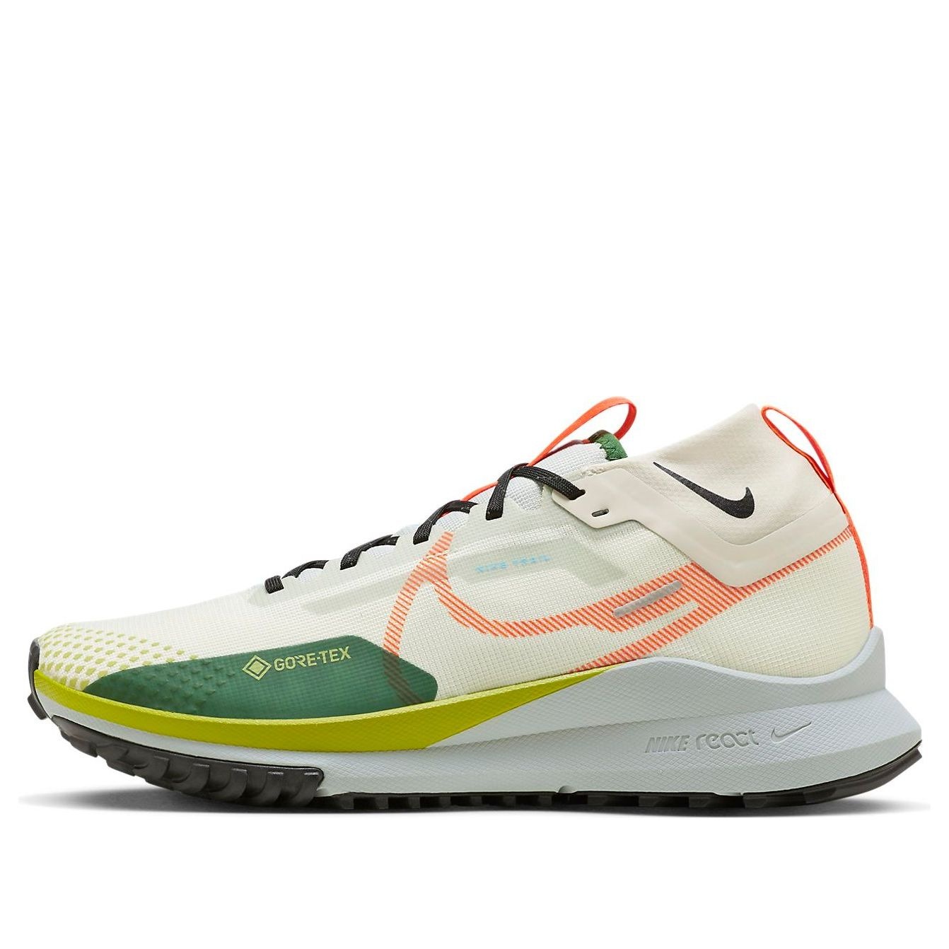 Nike React Pegasus Trail 4 GTX 'Coconut Milk Safety Orange Green' FN3430-180 - 1