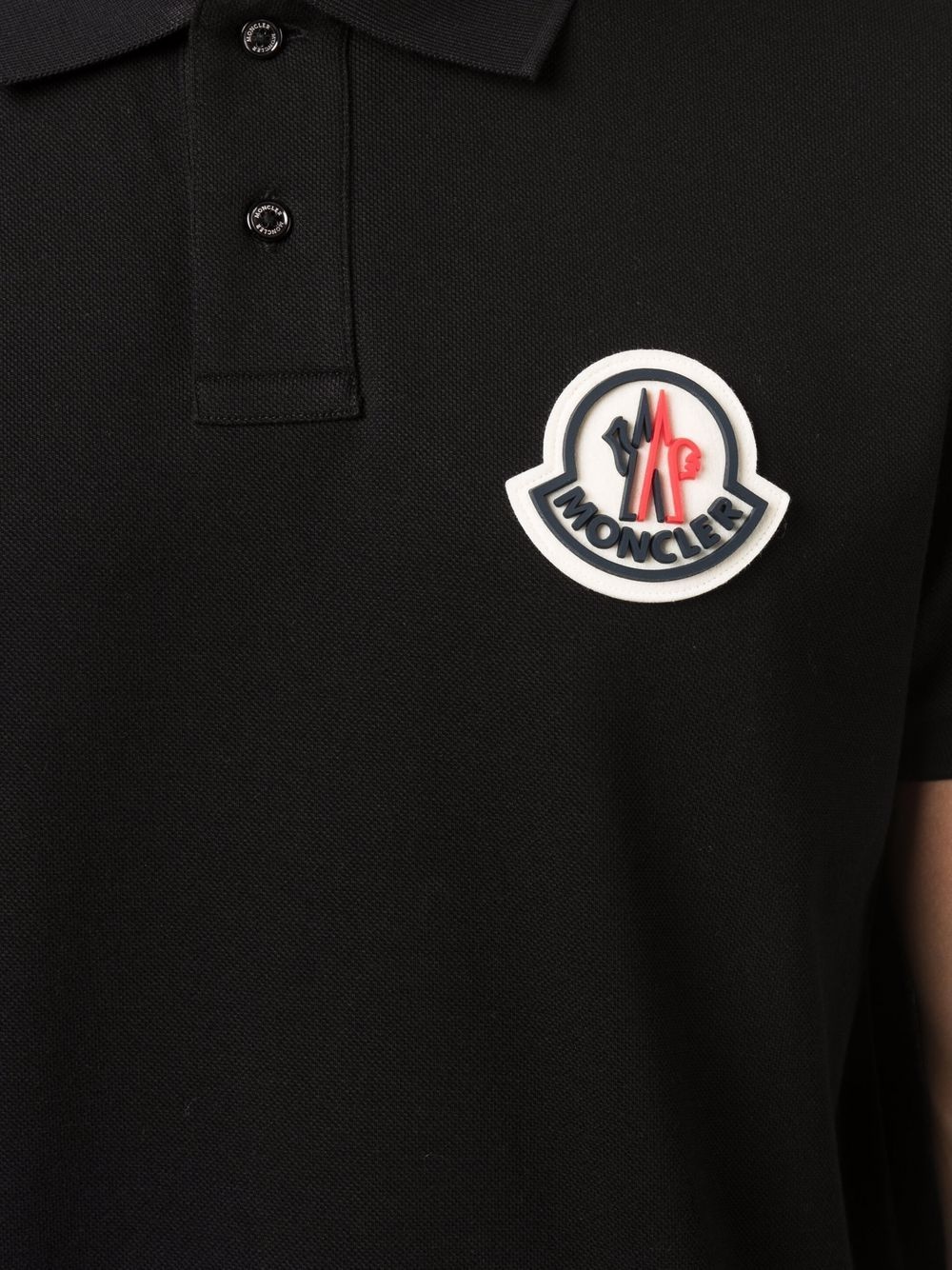 logo patch polo shirt - 5