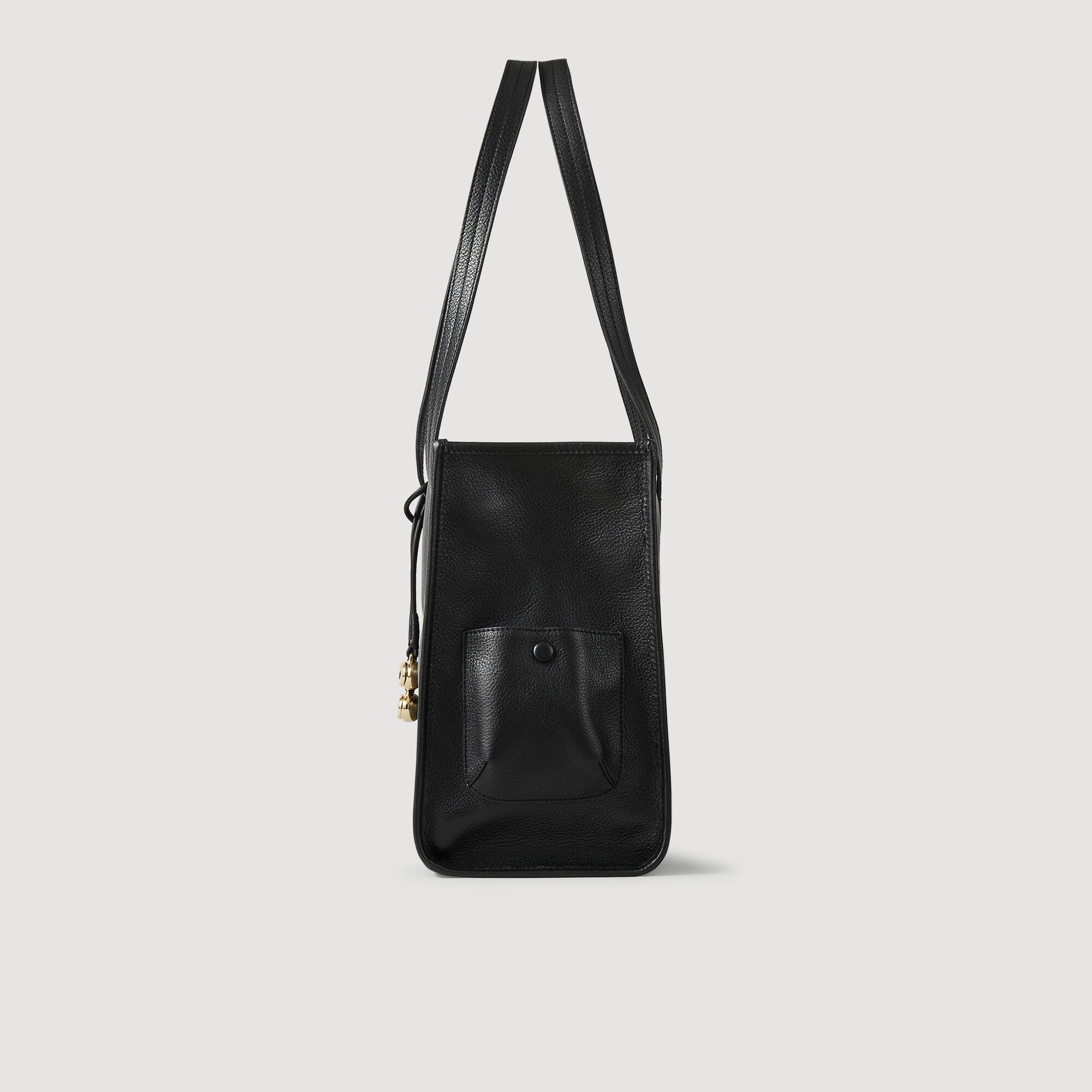 SOFT LEATHER TOTE BAG - 5