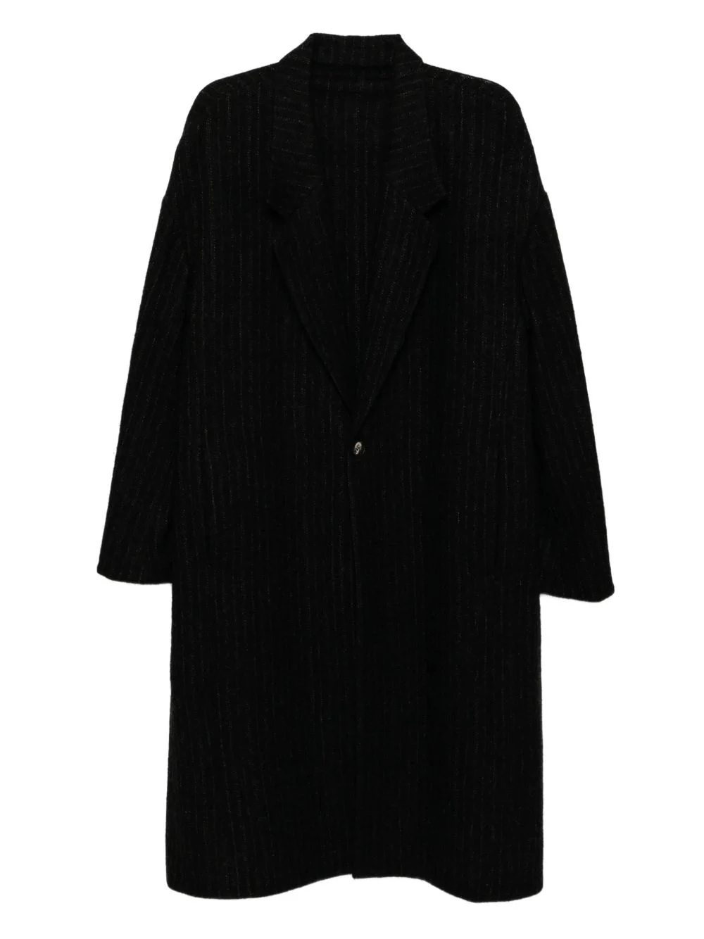 pinstripe wool coat - 1
