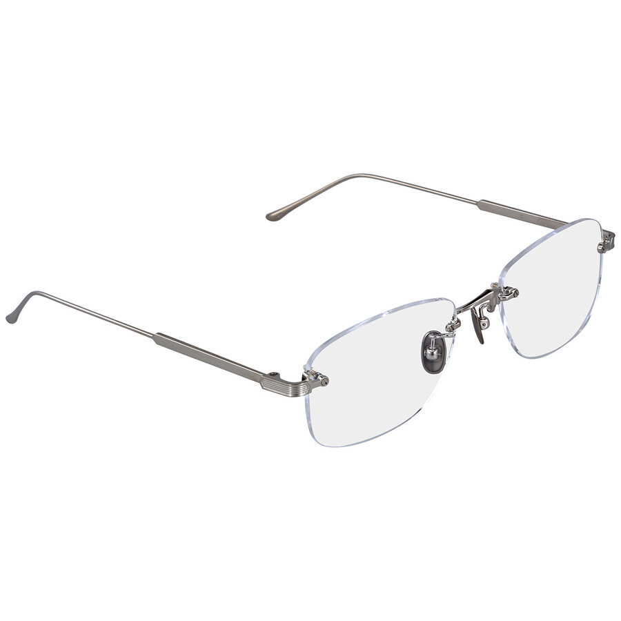 Cartier Demo Rectangular Men's Eyeglasses CT0228O 003 54 - 2