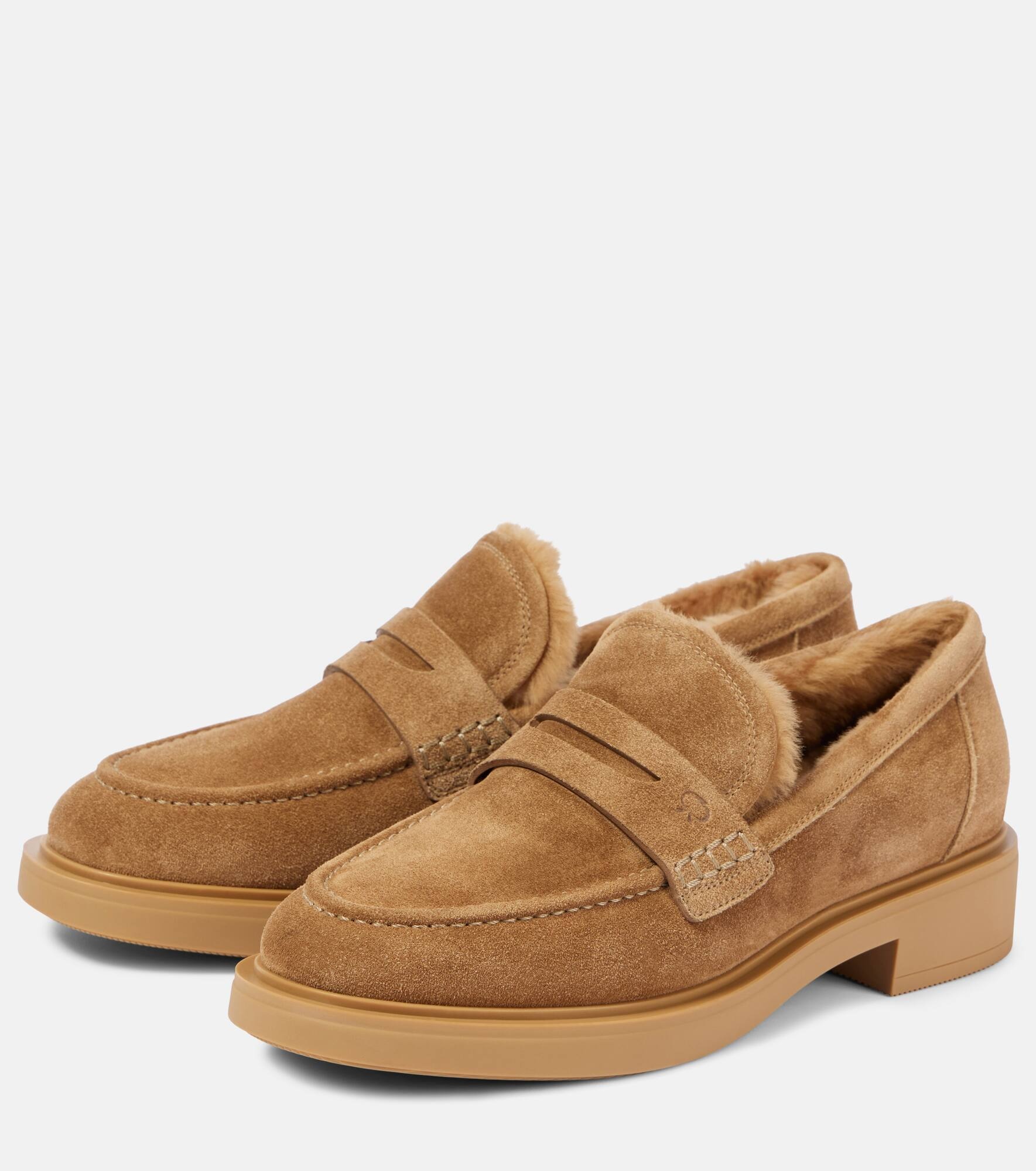 Harris suede penny loafers - 4