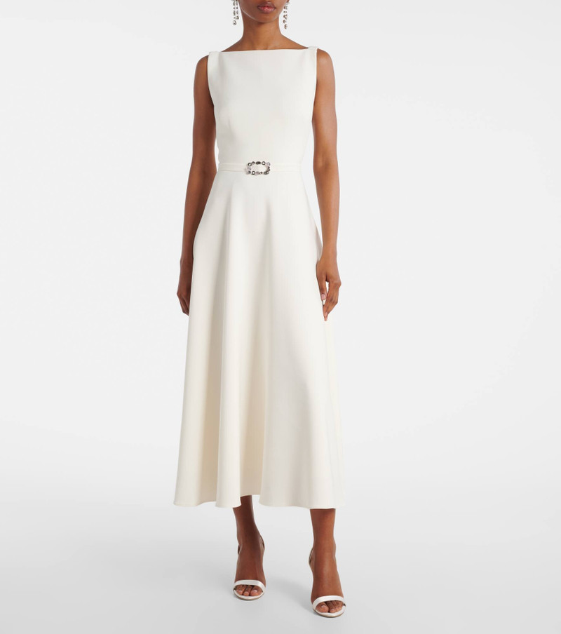 Safiyaa Belted A-line midi dress outlook