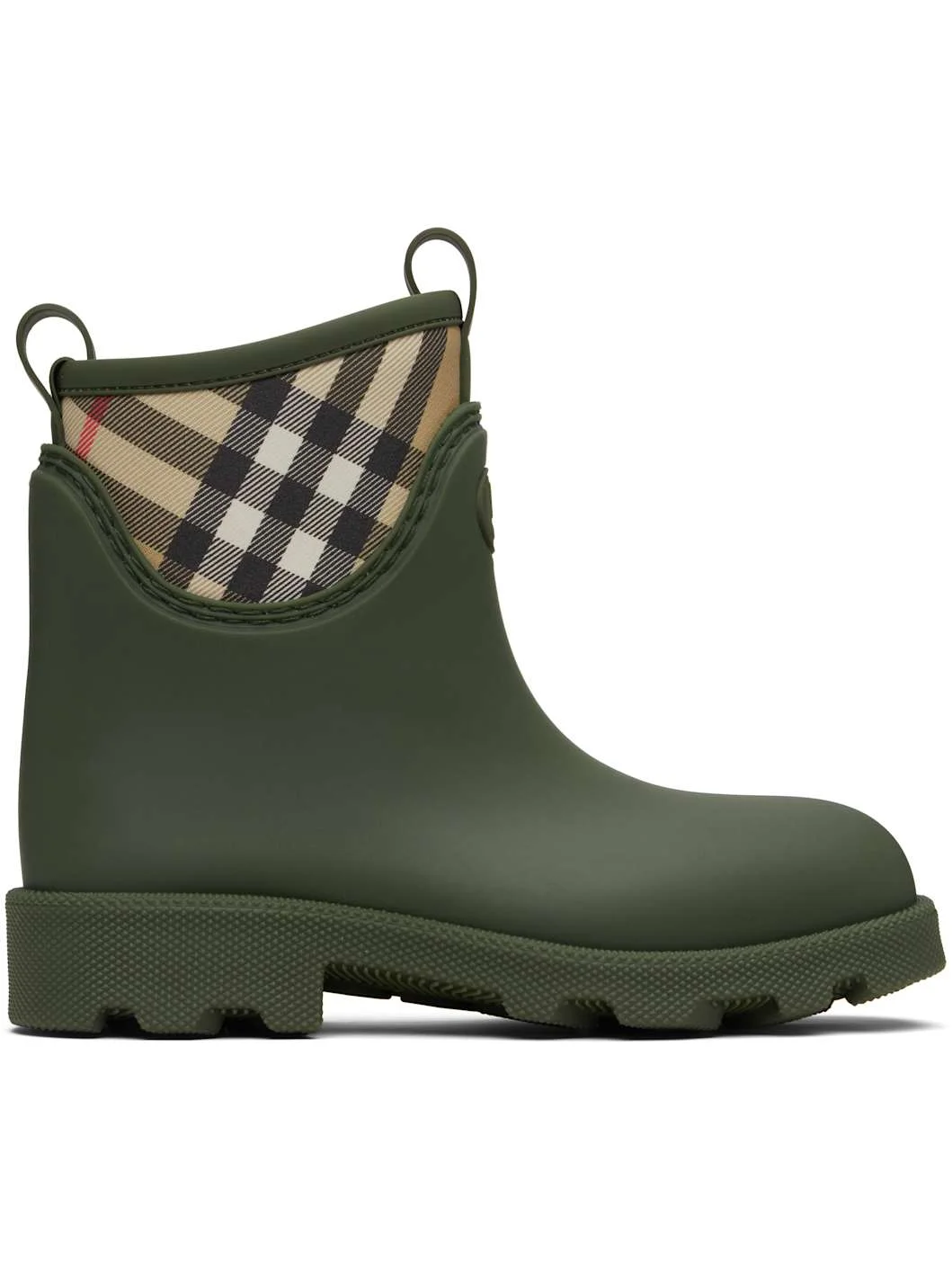 Green Rubber Marsh Stamp Low Boots - 1