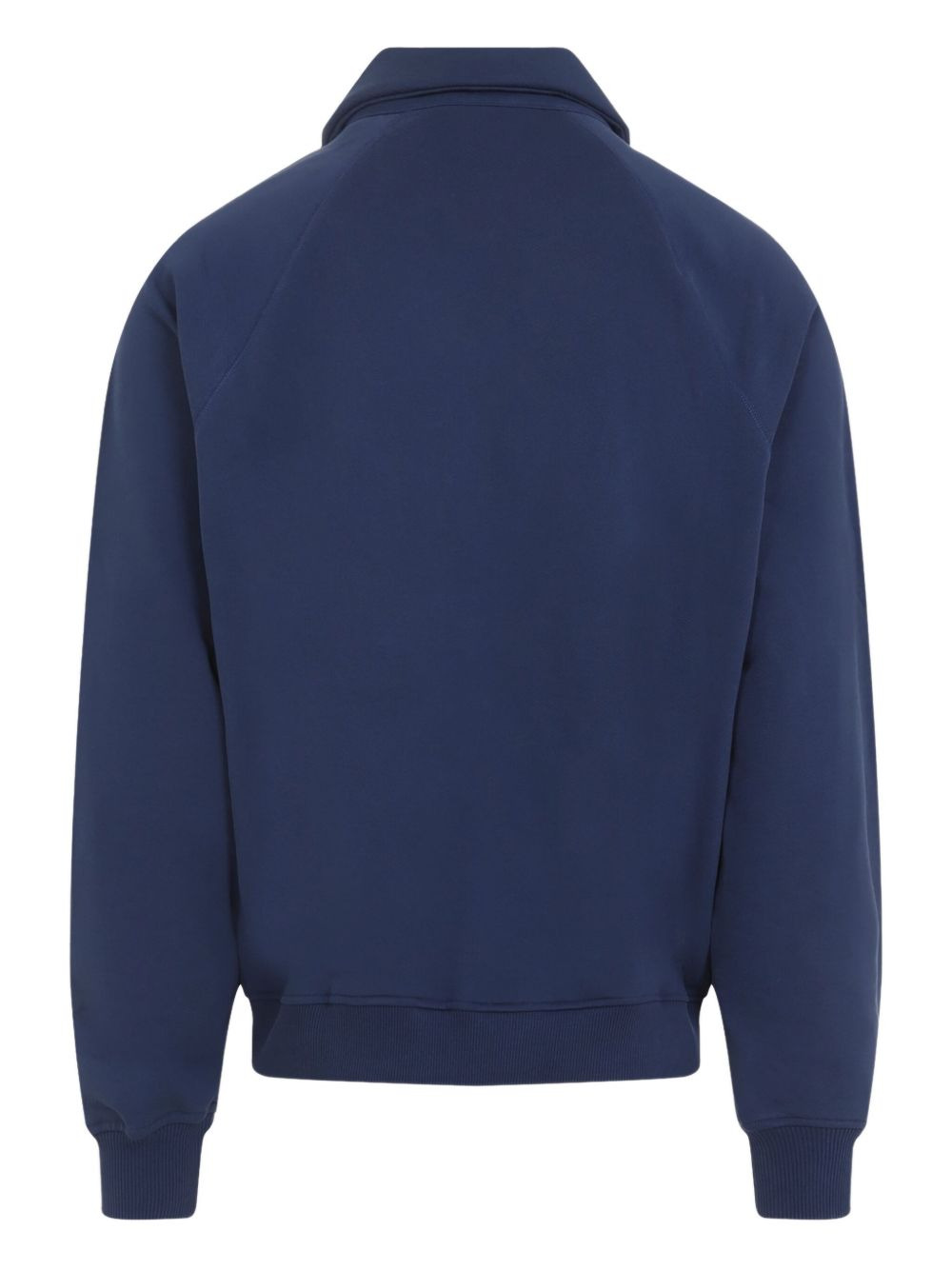 polo-neck embroidered sweatshirt - 2