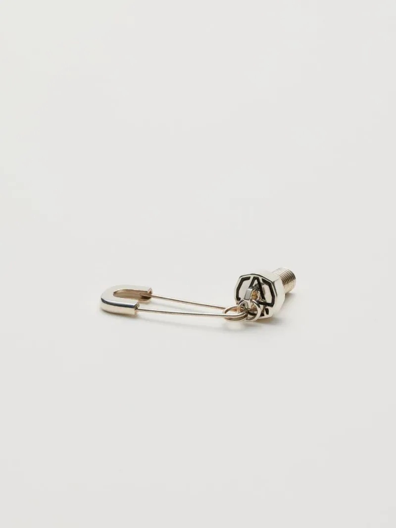 safety-pin charm earring - 3