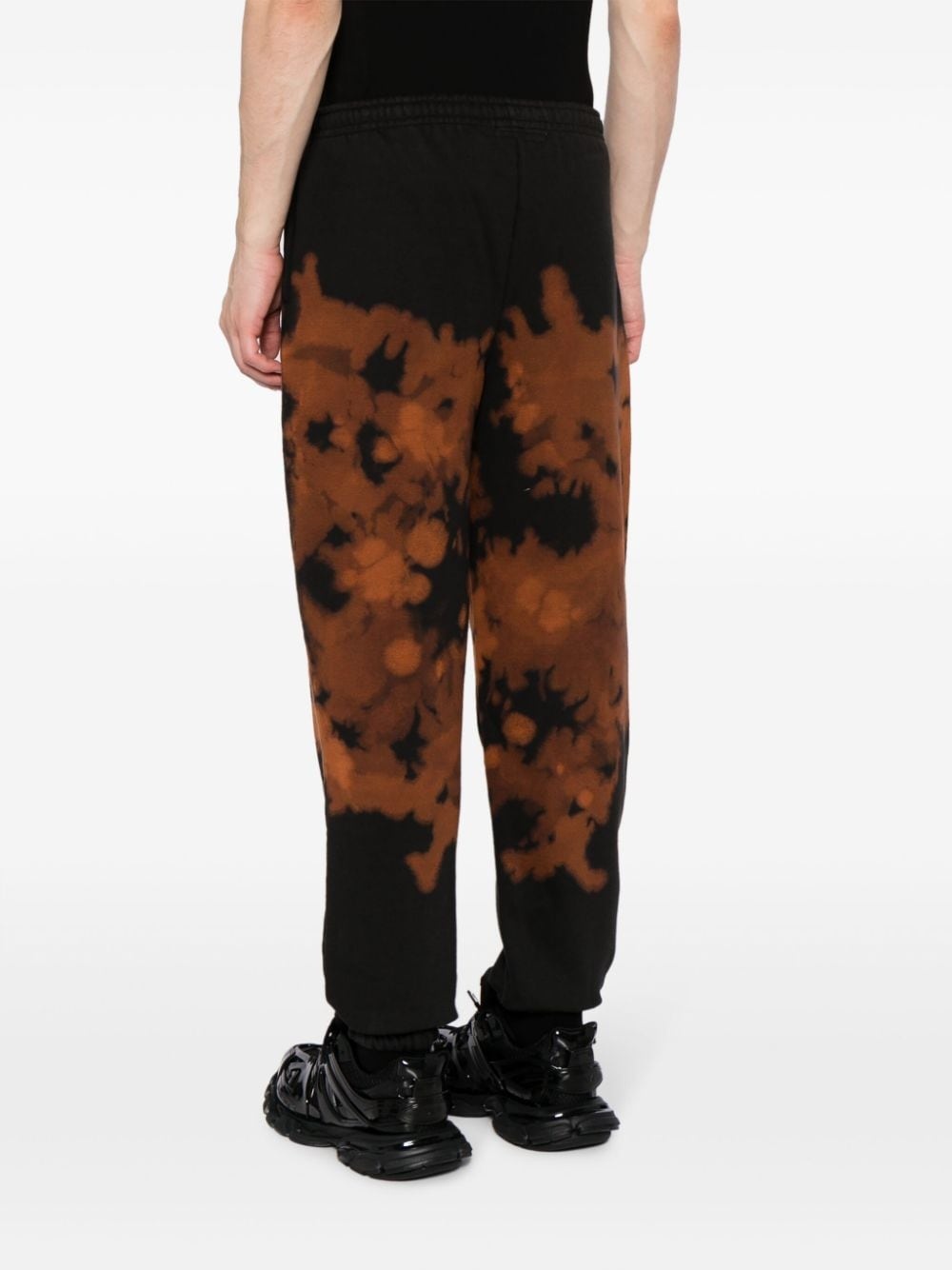 logo-print cotton-blend track pants - 4