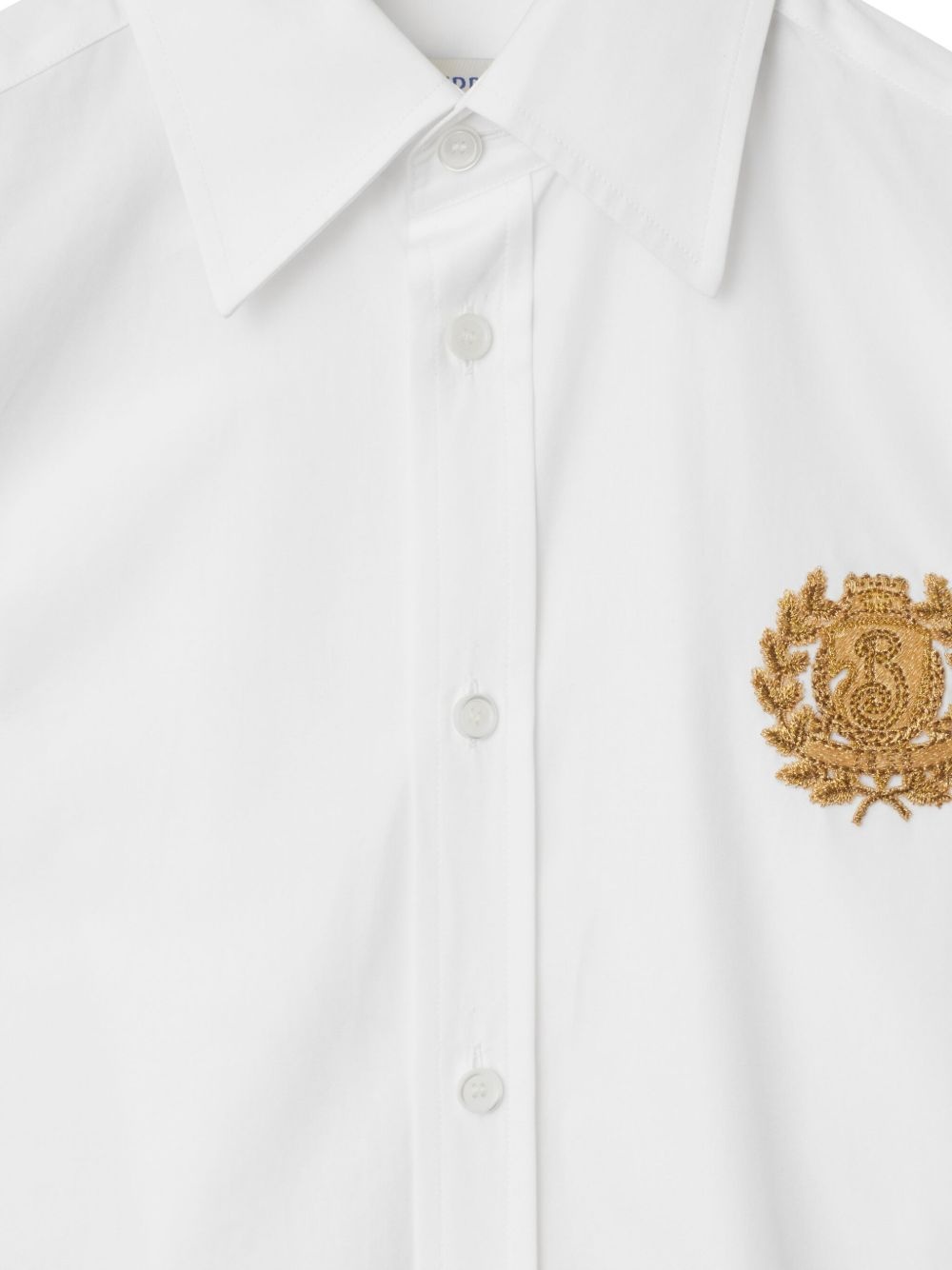 logo-embroidered shirt - 2