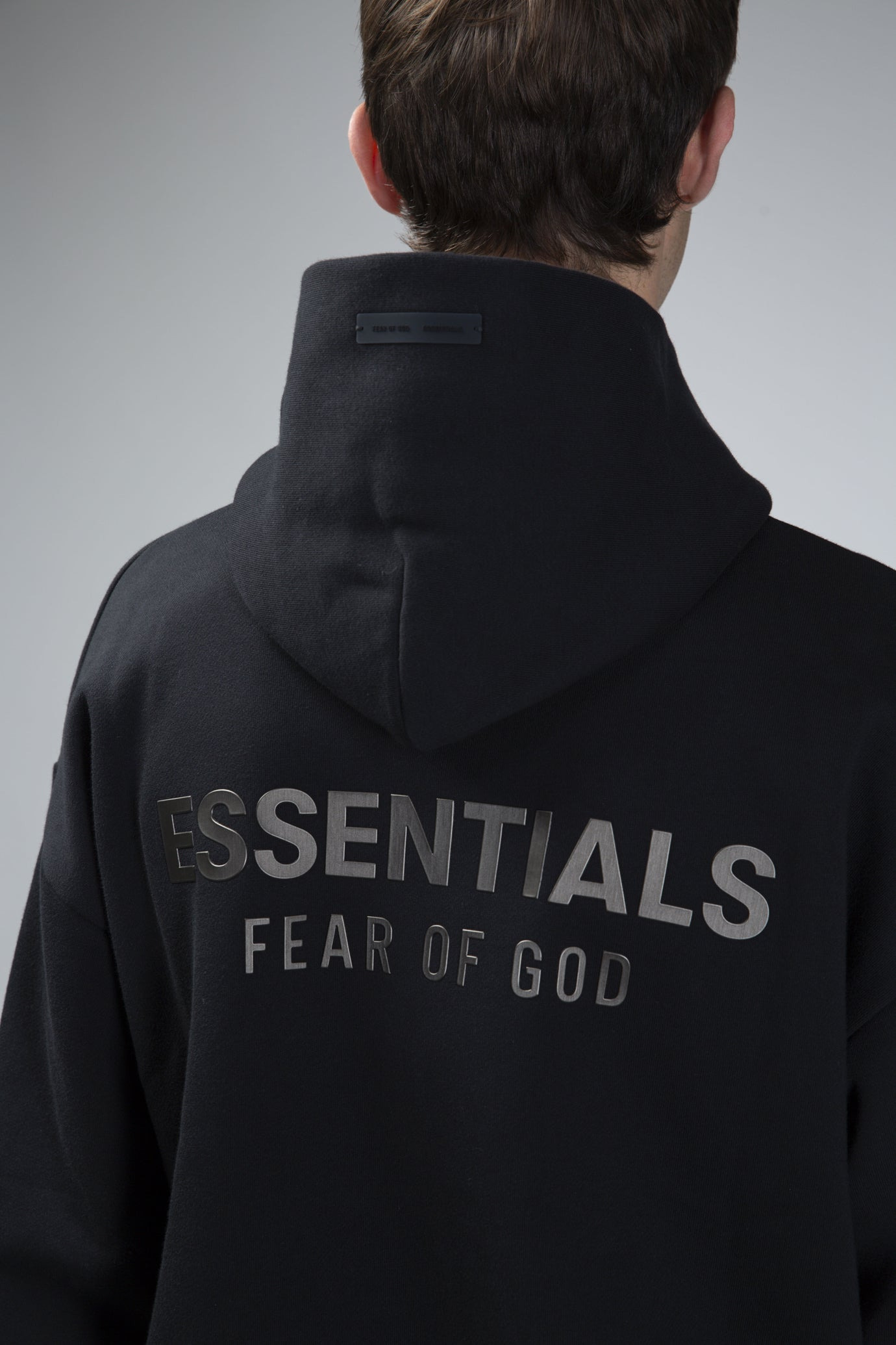 Classic Fit Hoodie - Jet Black - 4