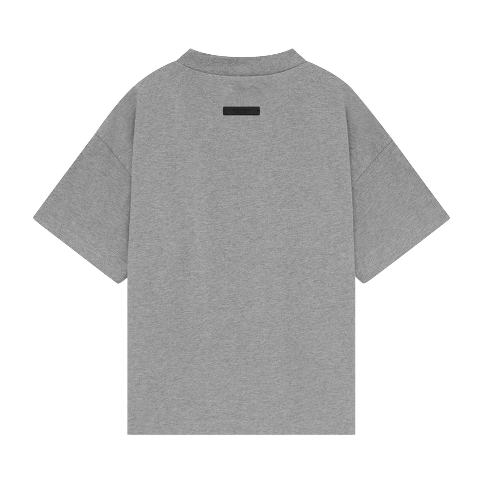 Fear of God Essentials Tri-Blend Crewneck Tee 'Dark Heather' - 2