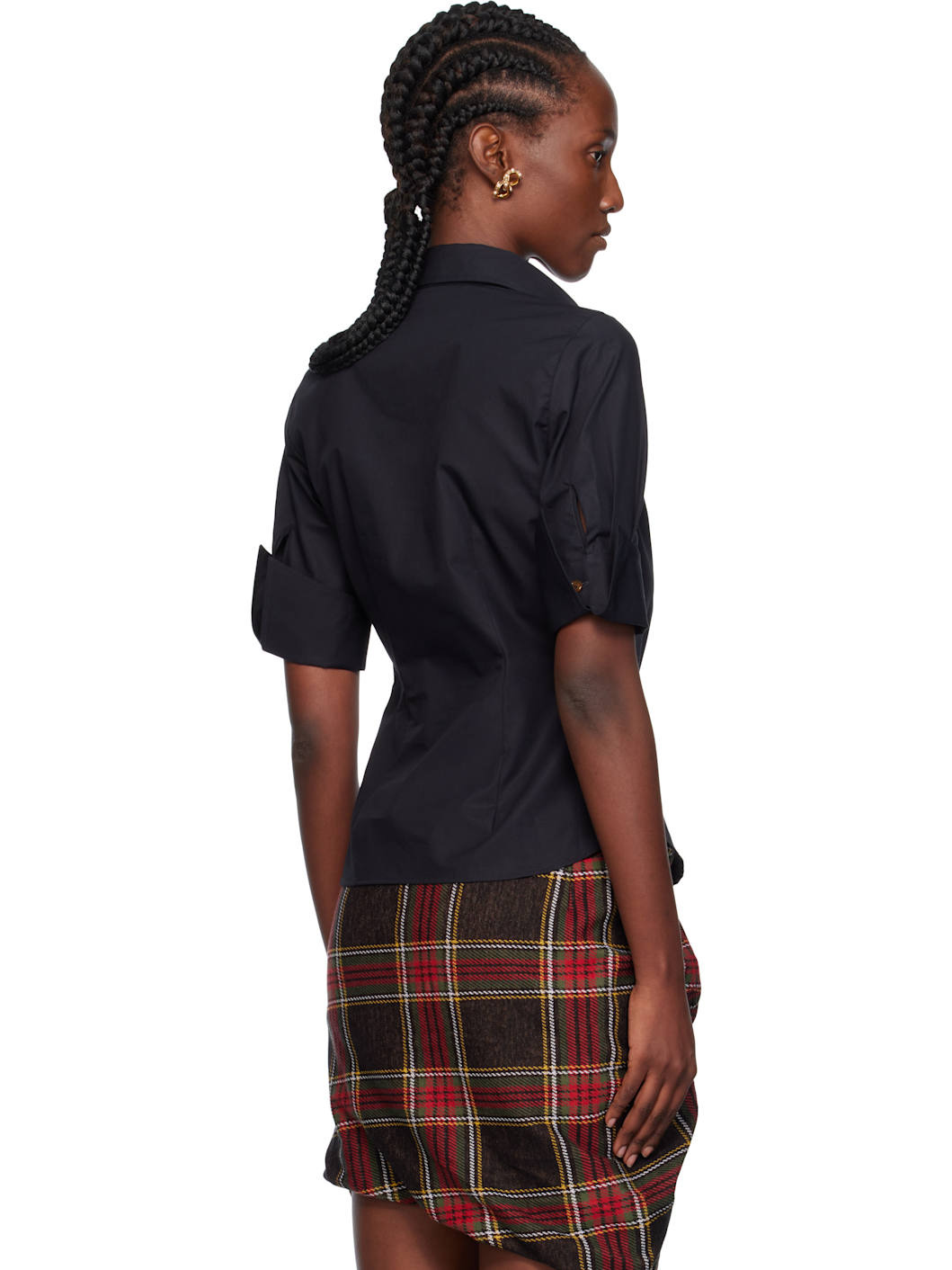 Black Short Sleeve Violin Shirt - 3