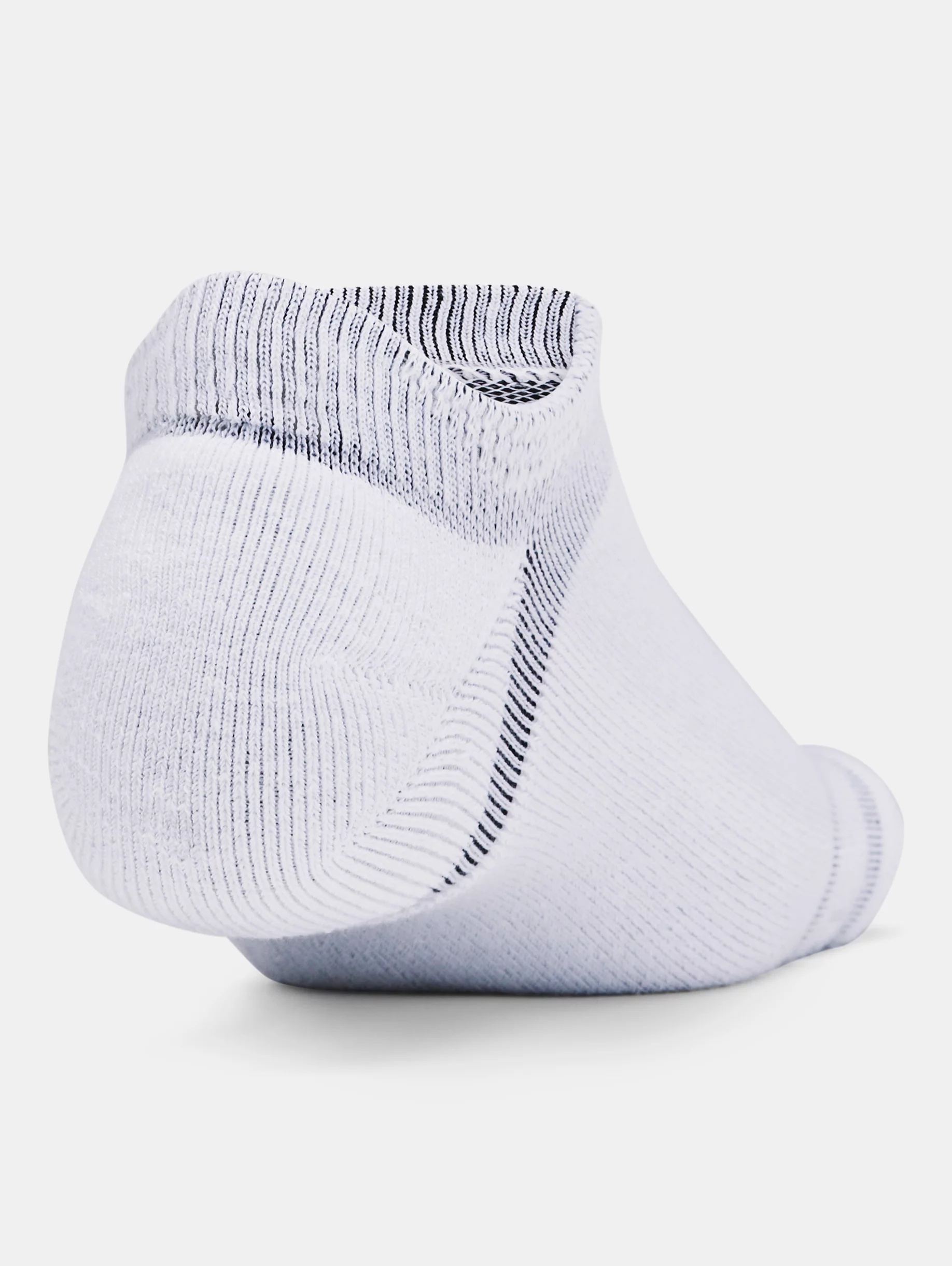 Unisex UA Essential Cushion 6-Pack No Show Socks - 2