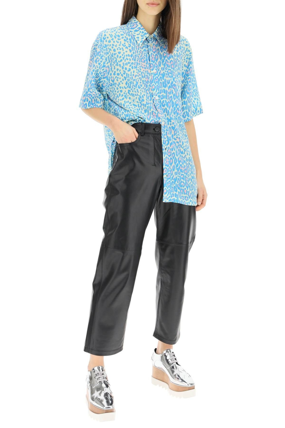 SHORT SLEEVE SILK SHIRT - 2