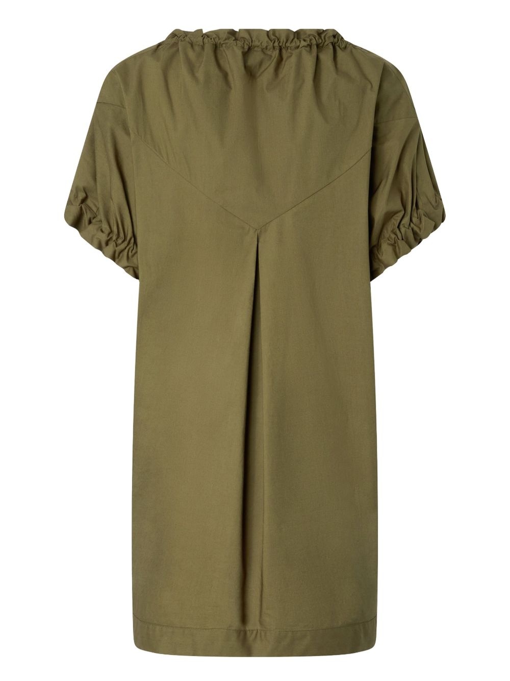 gathered mini dress - 2