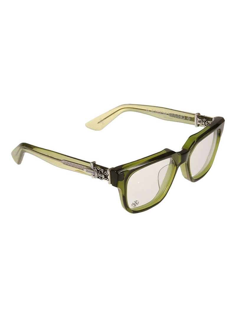 Chrome Hearts Vagillionaire II square-frame glasses outlook