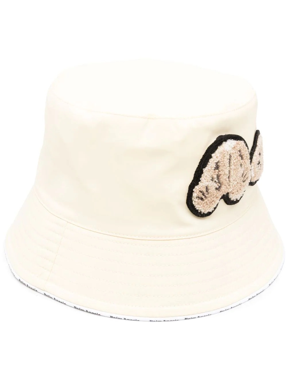 teddy bear patch bucket hat - 1