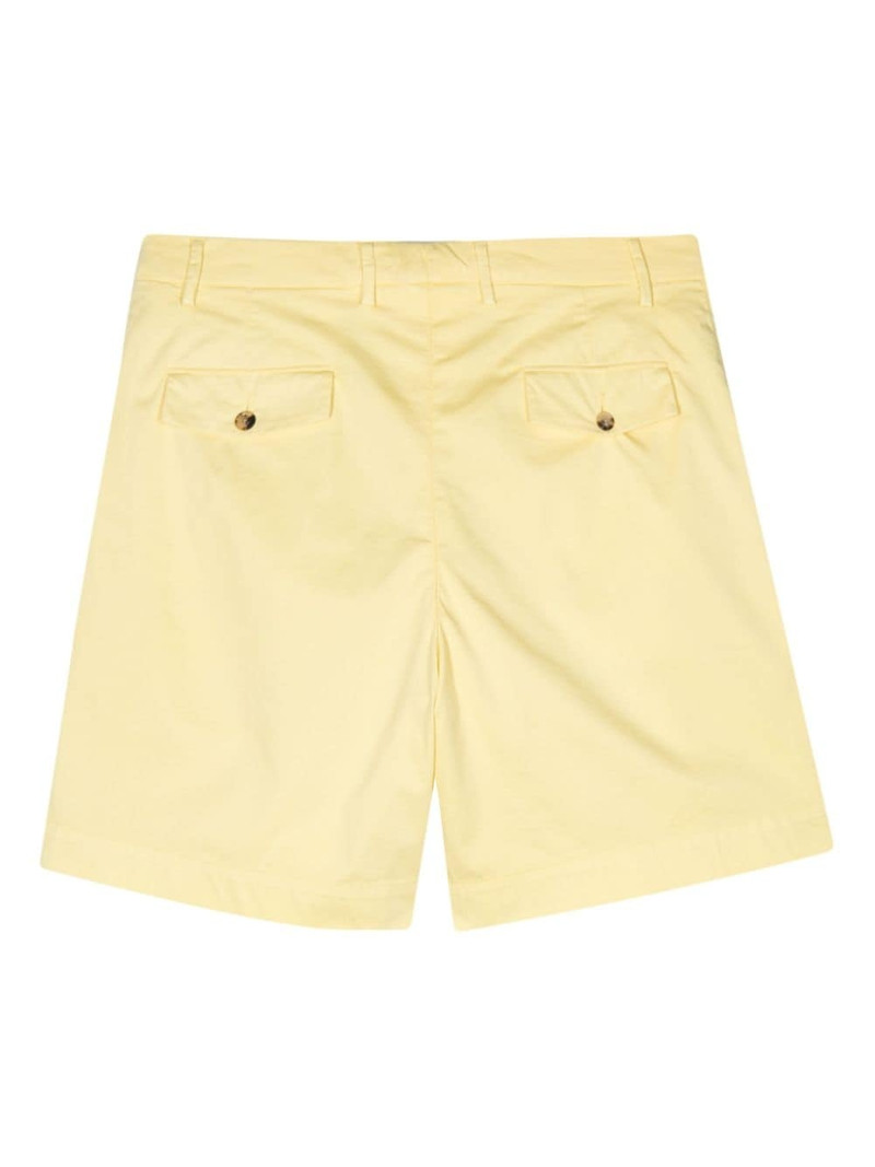LARDINI pleat-detailing bermuda shorts outlook