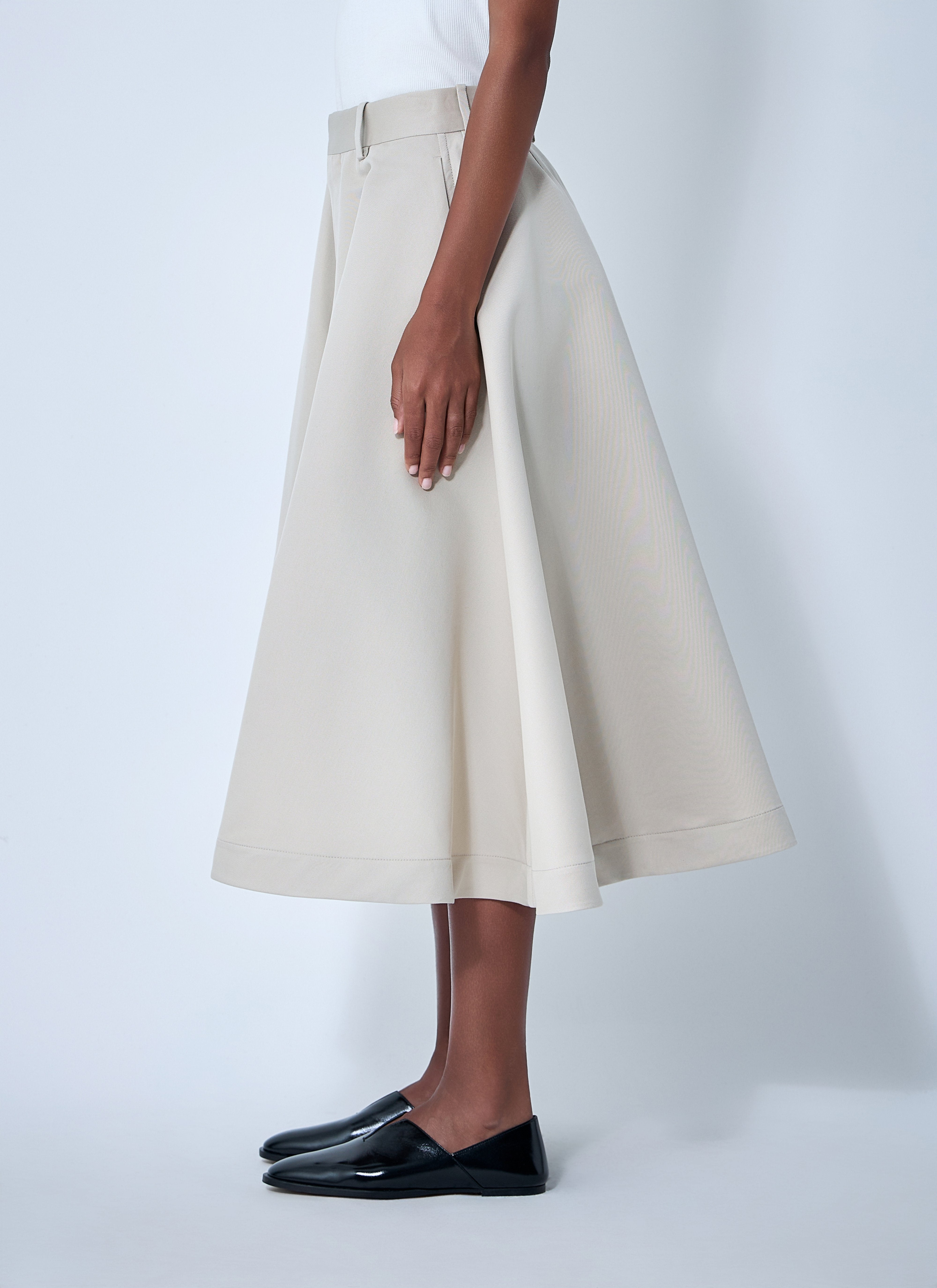 Bottega Veneta Women Silk-And-Cotton-Twill Culotte - 3
