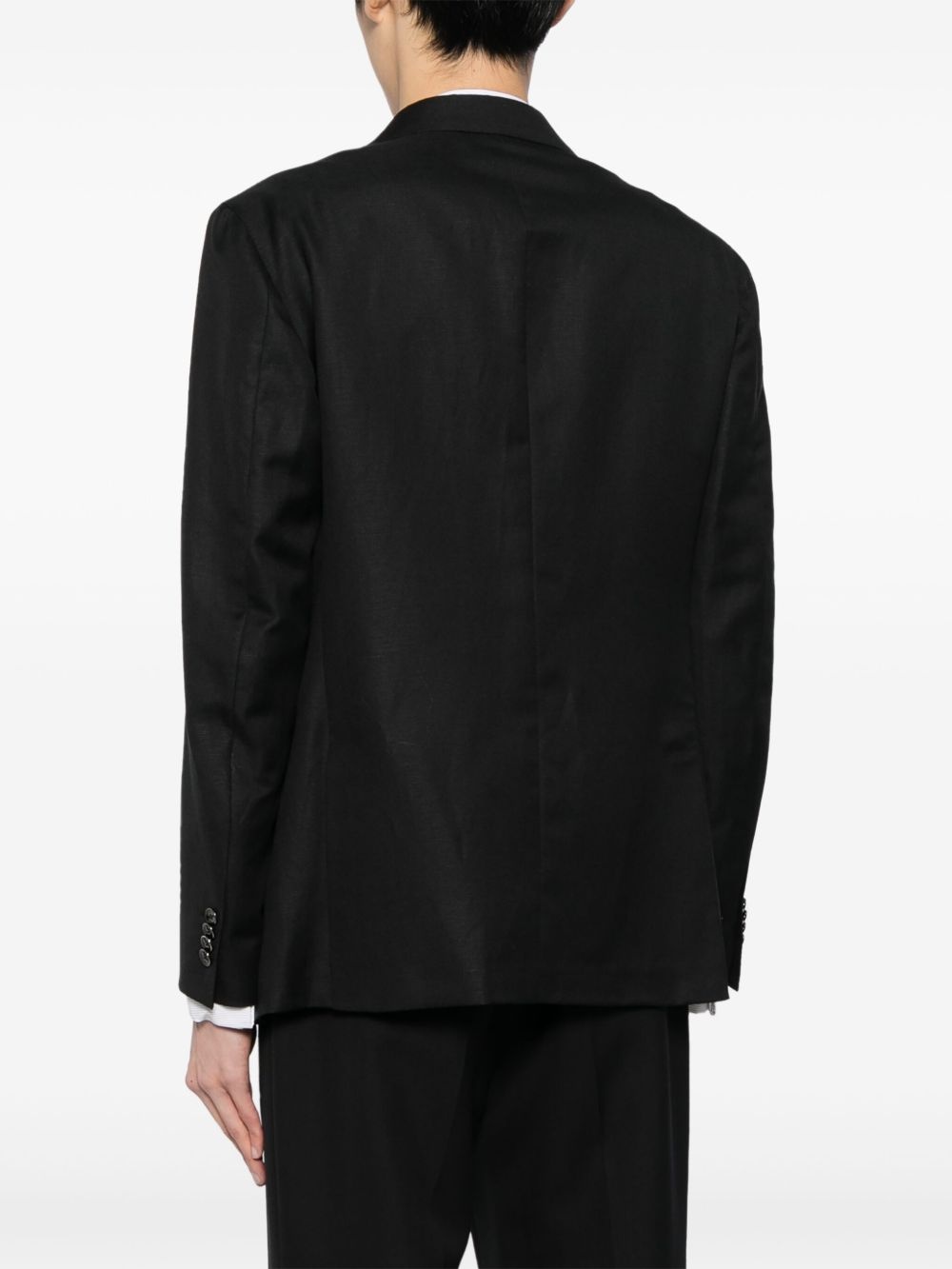 brooch-detail single-breasted blazer - 4